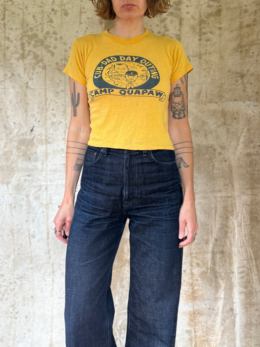Vintage 50s Champion Cub-Dad Day Outing Camp Quapaw Tee