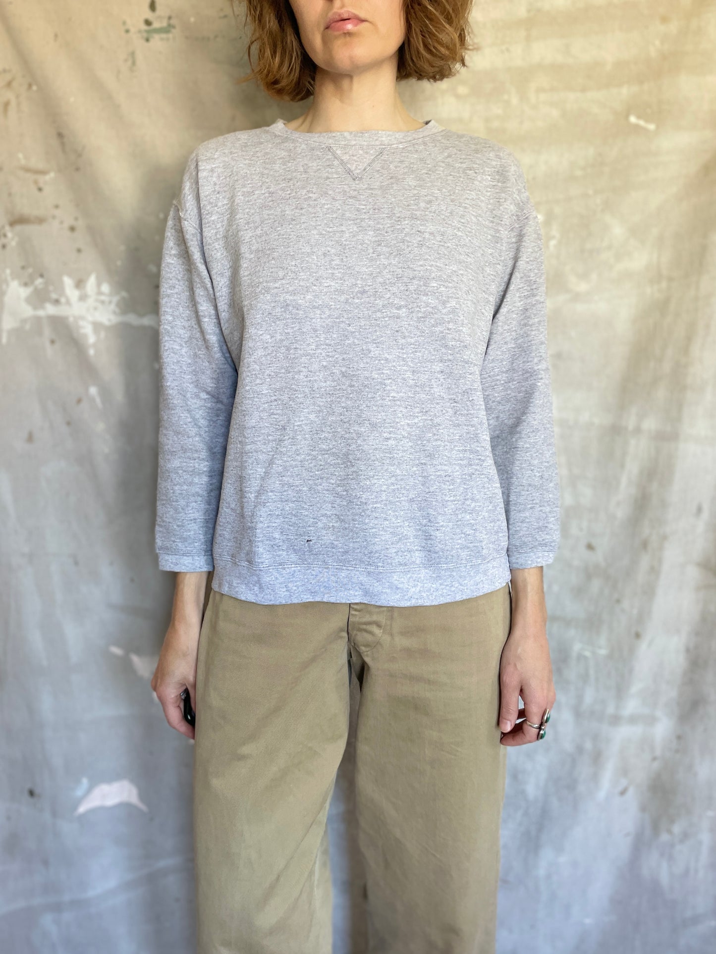 90s Blank Grey Sweatshirt