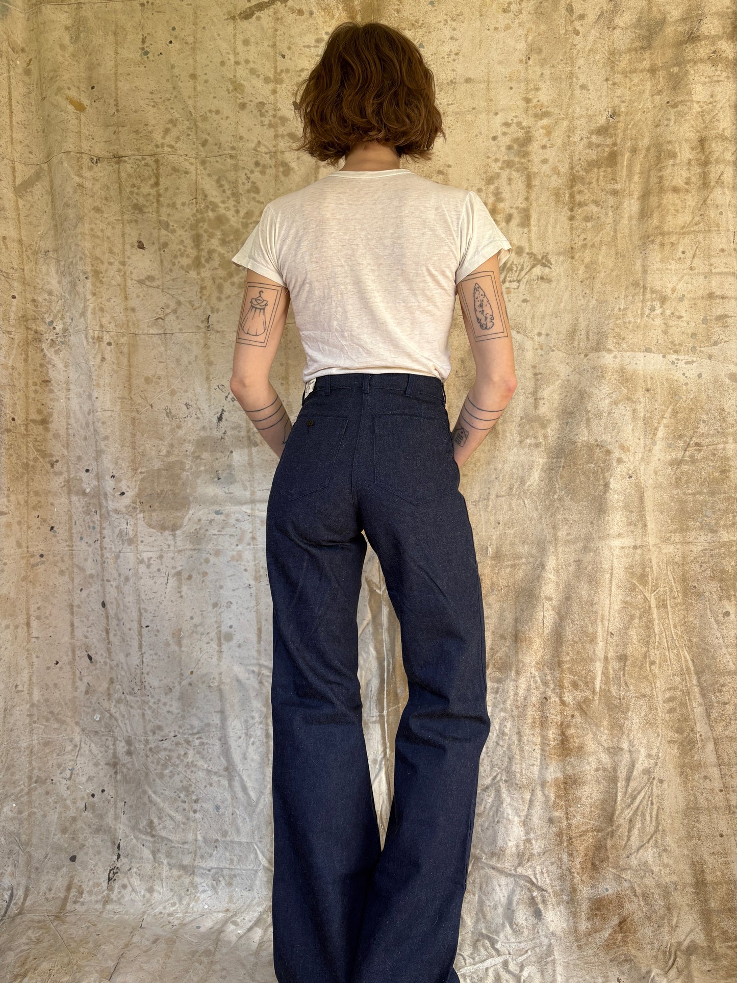 Vintage 80s Deadstock USN Seafarer Dungarees