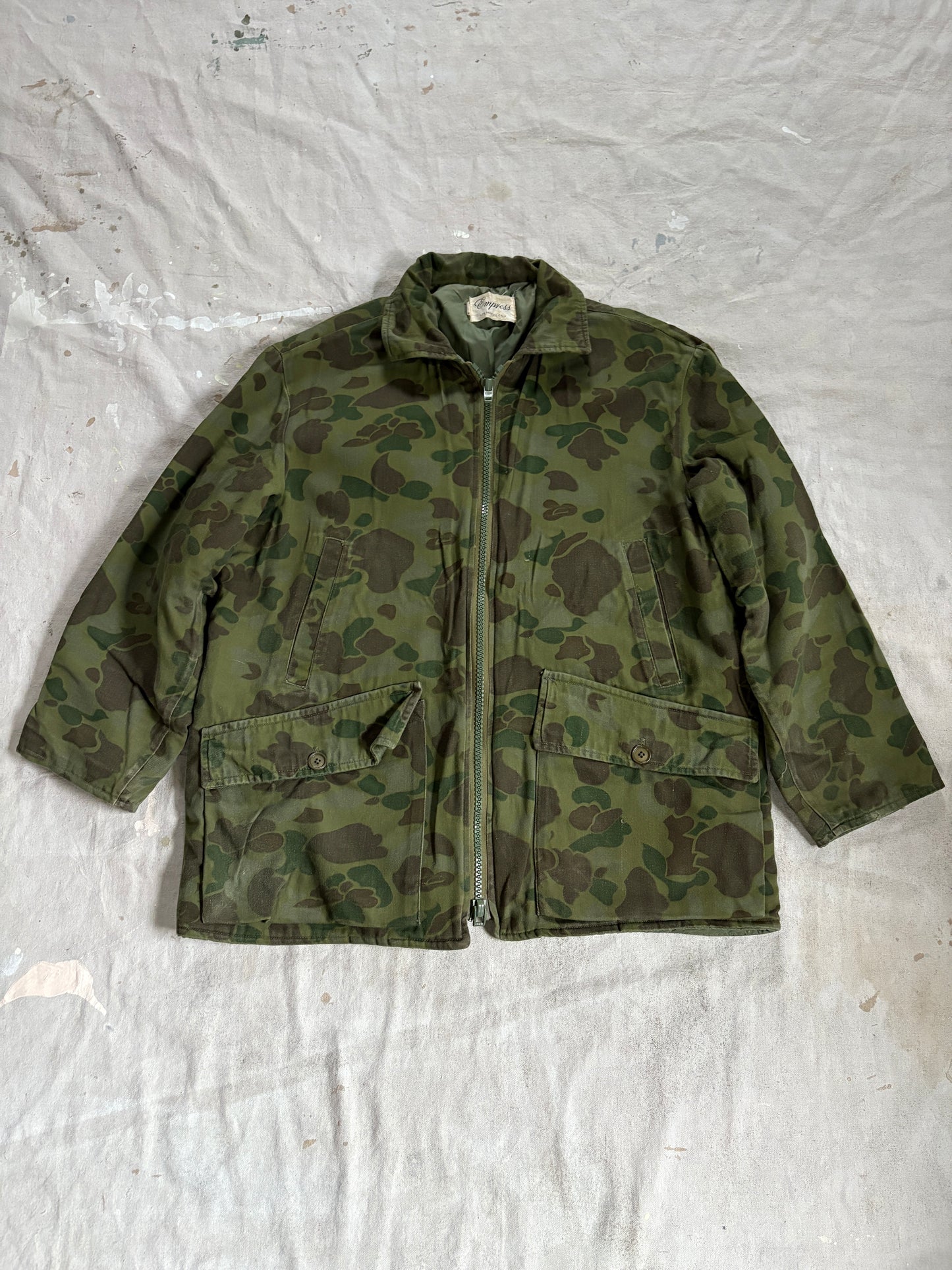 Vintage 70s Duck Camo Hunting Jacket