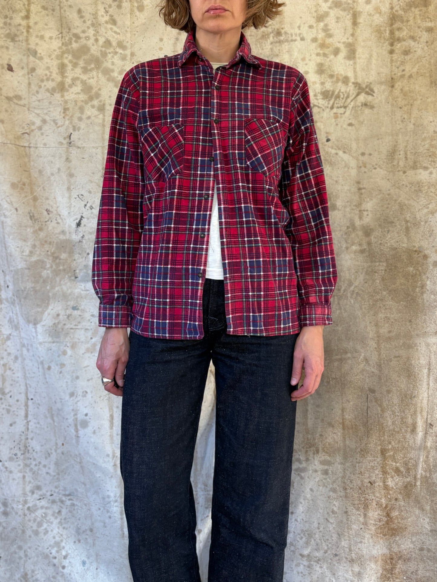 Vintage 90s Printed Cotton Flannel
