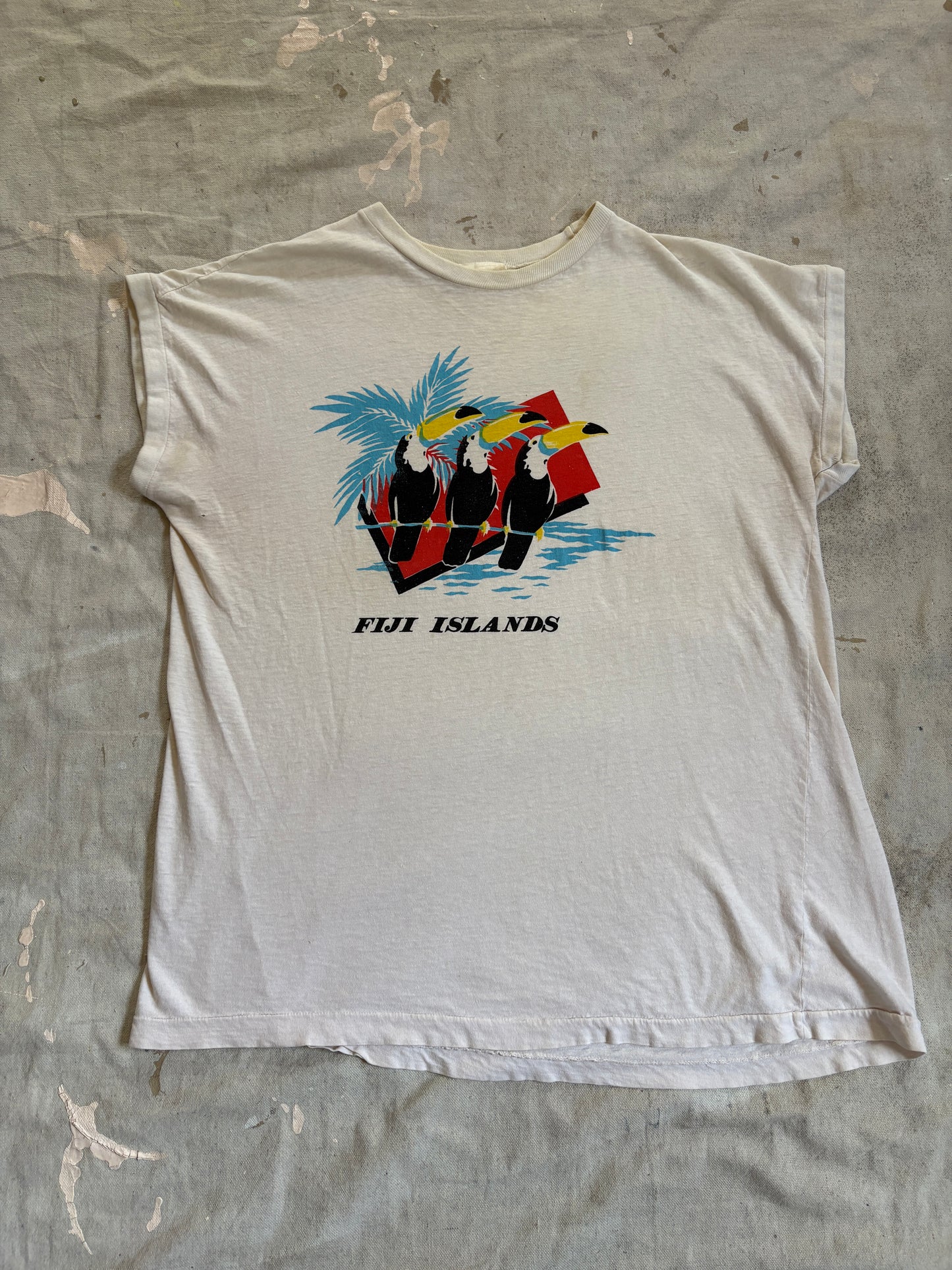 Vintage 80s Fiji Islands Muscle Tee