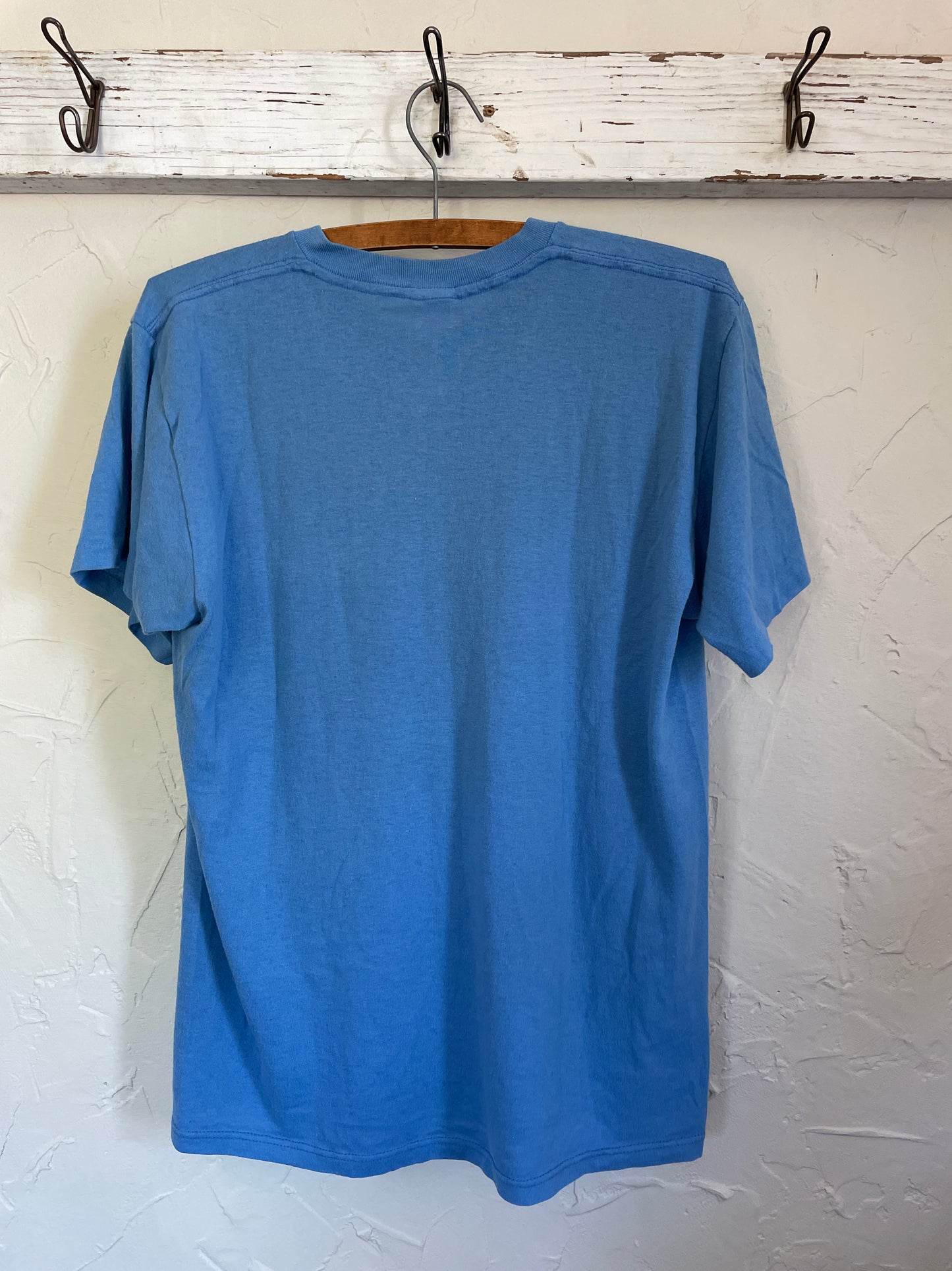 80s Blank Blue Pocket Tee