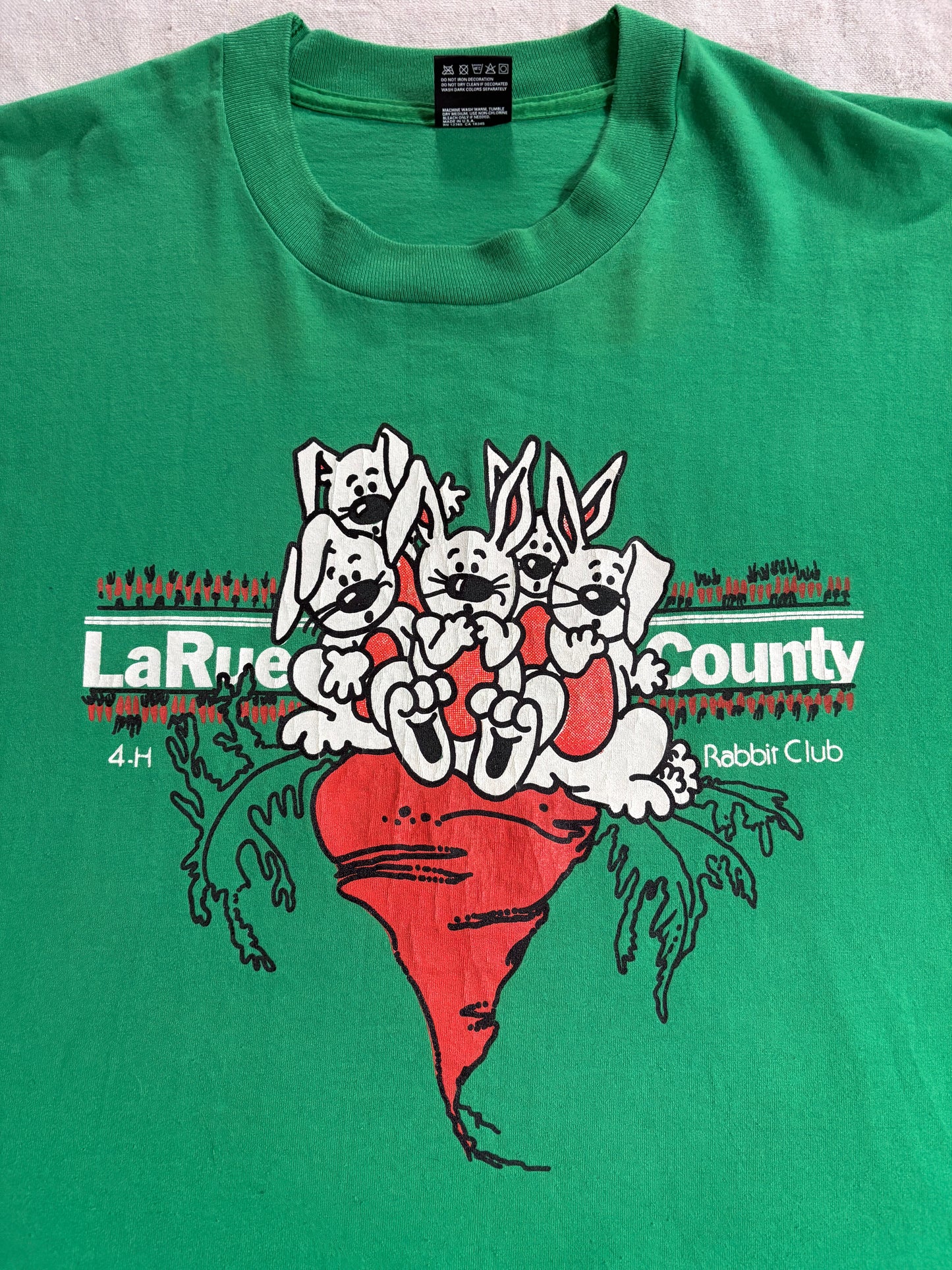Vintage 80s La Rue County Rabbit Club Tee