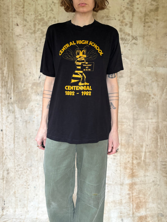 80s Central High School Yellow Jackets Tee