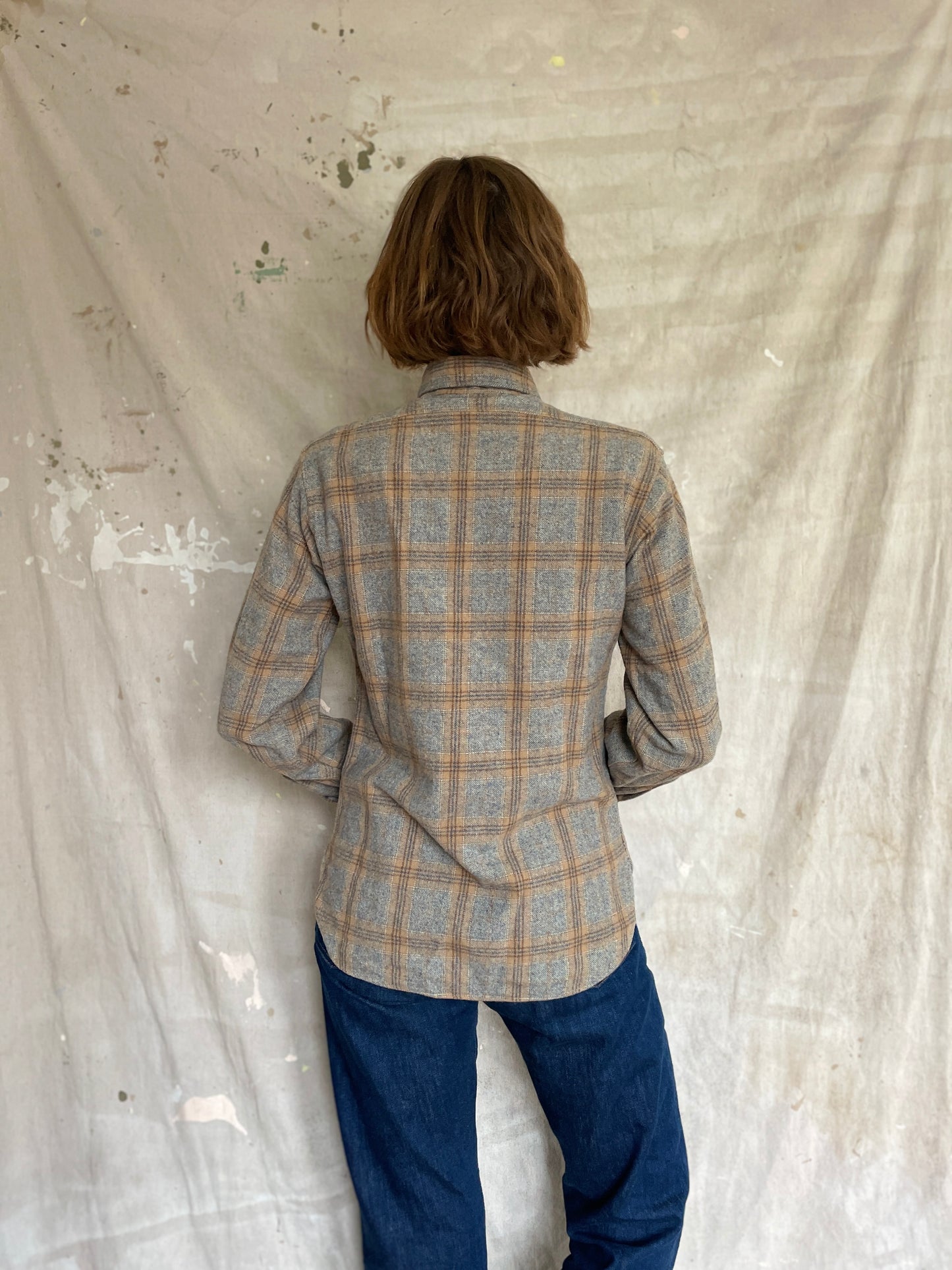 80s Pendleton Wool Button Down Shirt