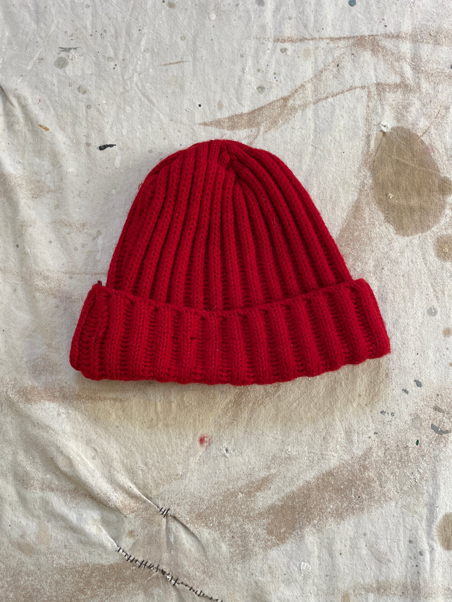 70s Pendleton Ribbed Beanie