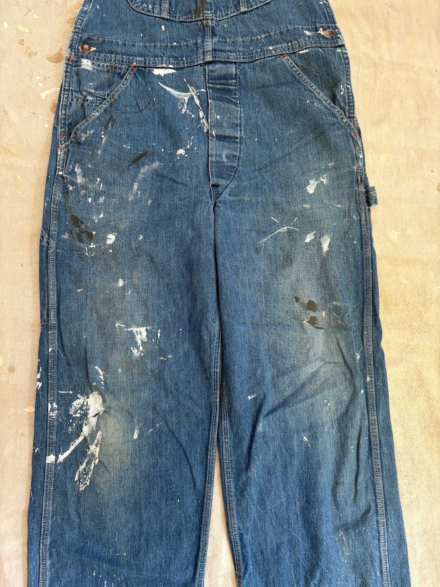 80s Sears Painted Overalls