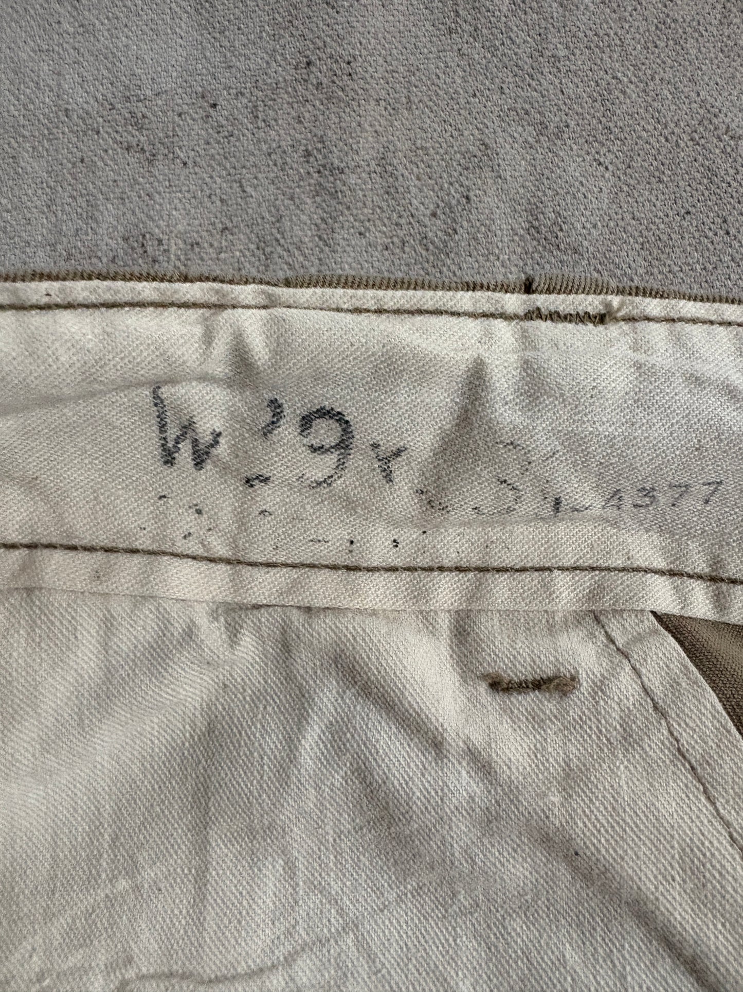 50s Military Khaki Trouser’s