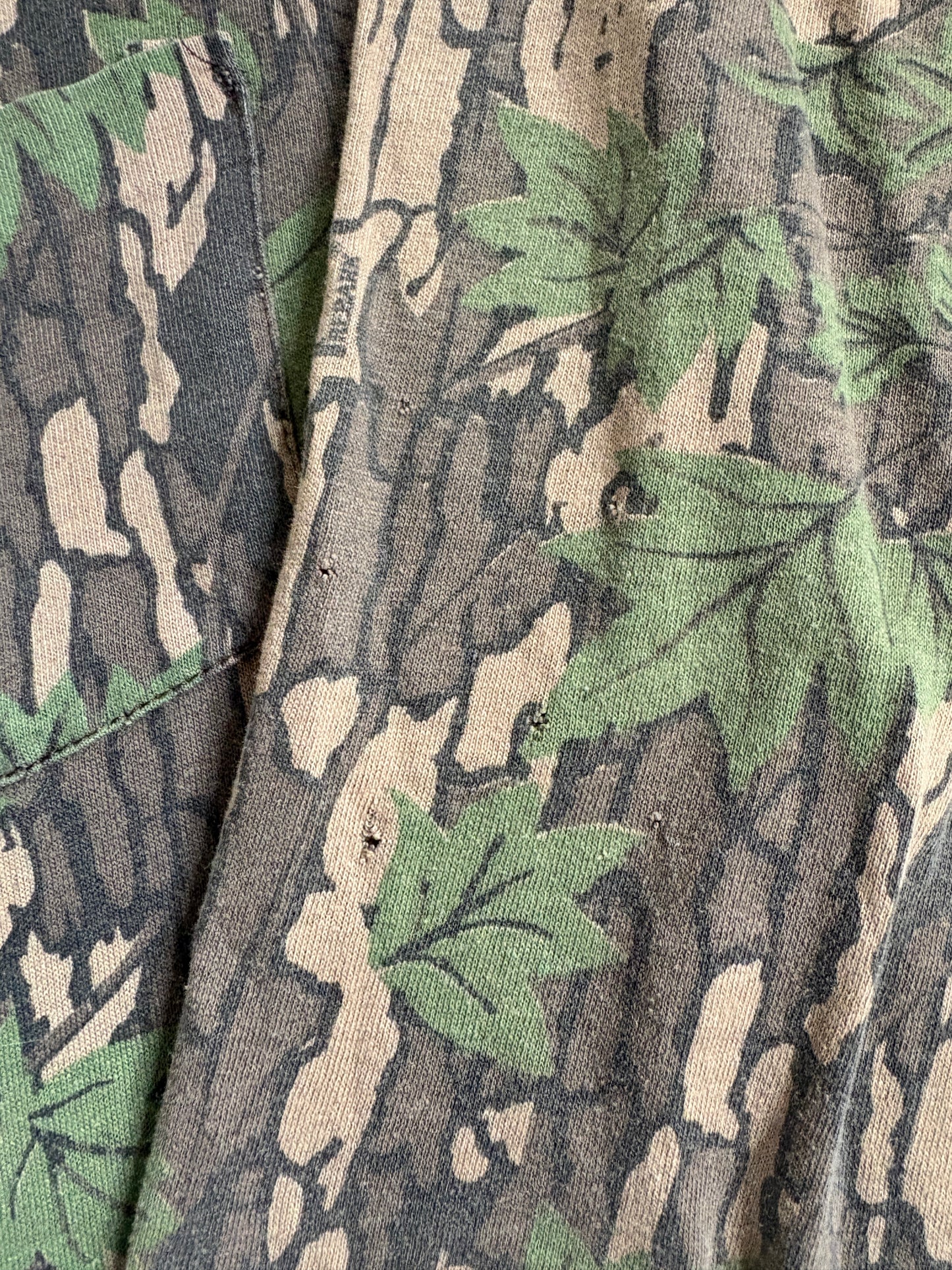 Vintage 80s/90s Trebark Camo Long Sleeve Pocket Tee
