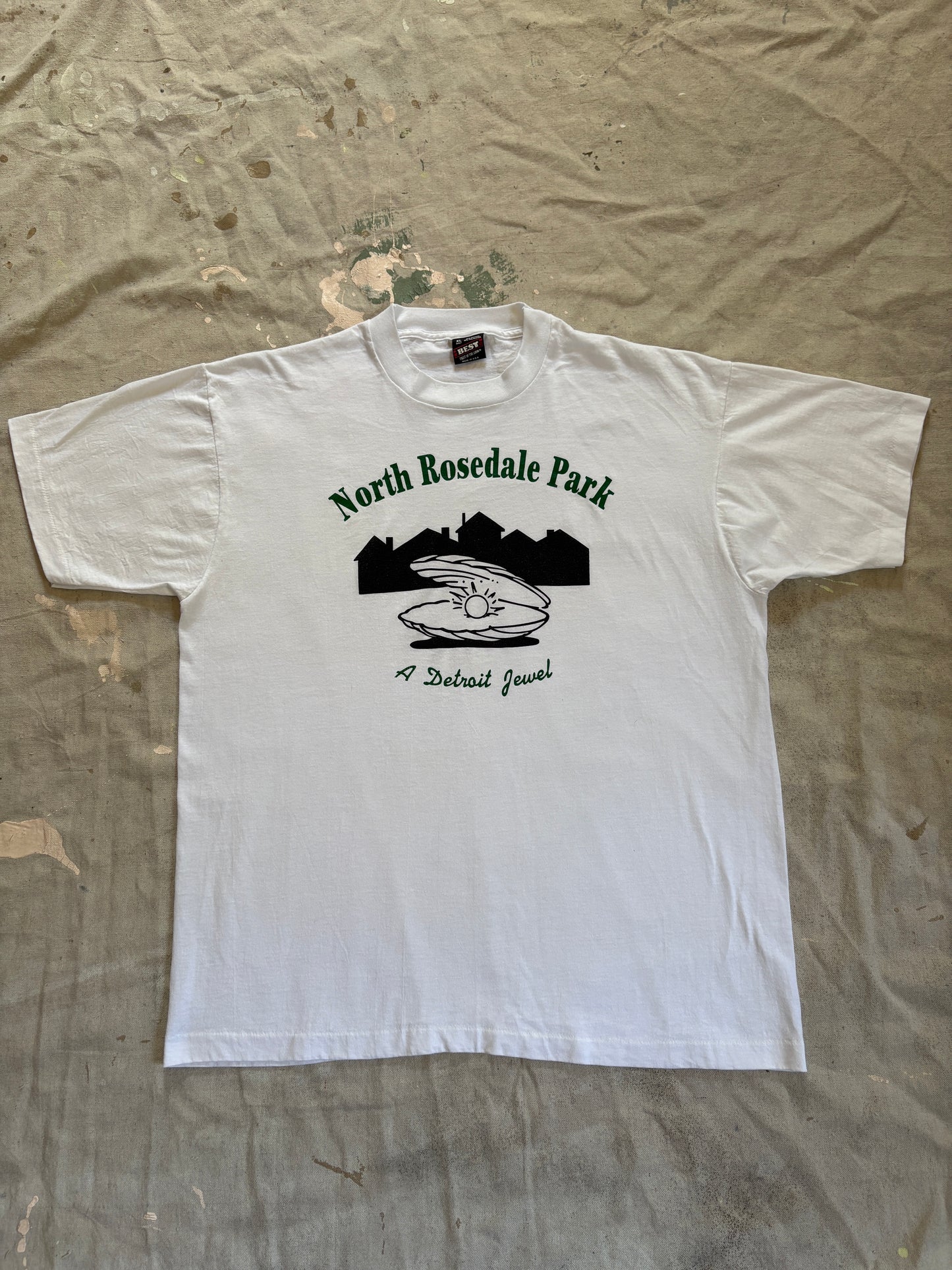 Vintage 80s North Rosedale Park Detroit Michigan Tee