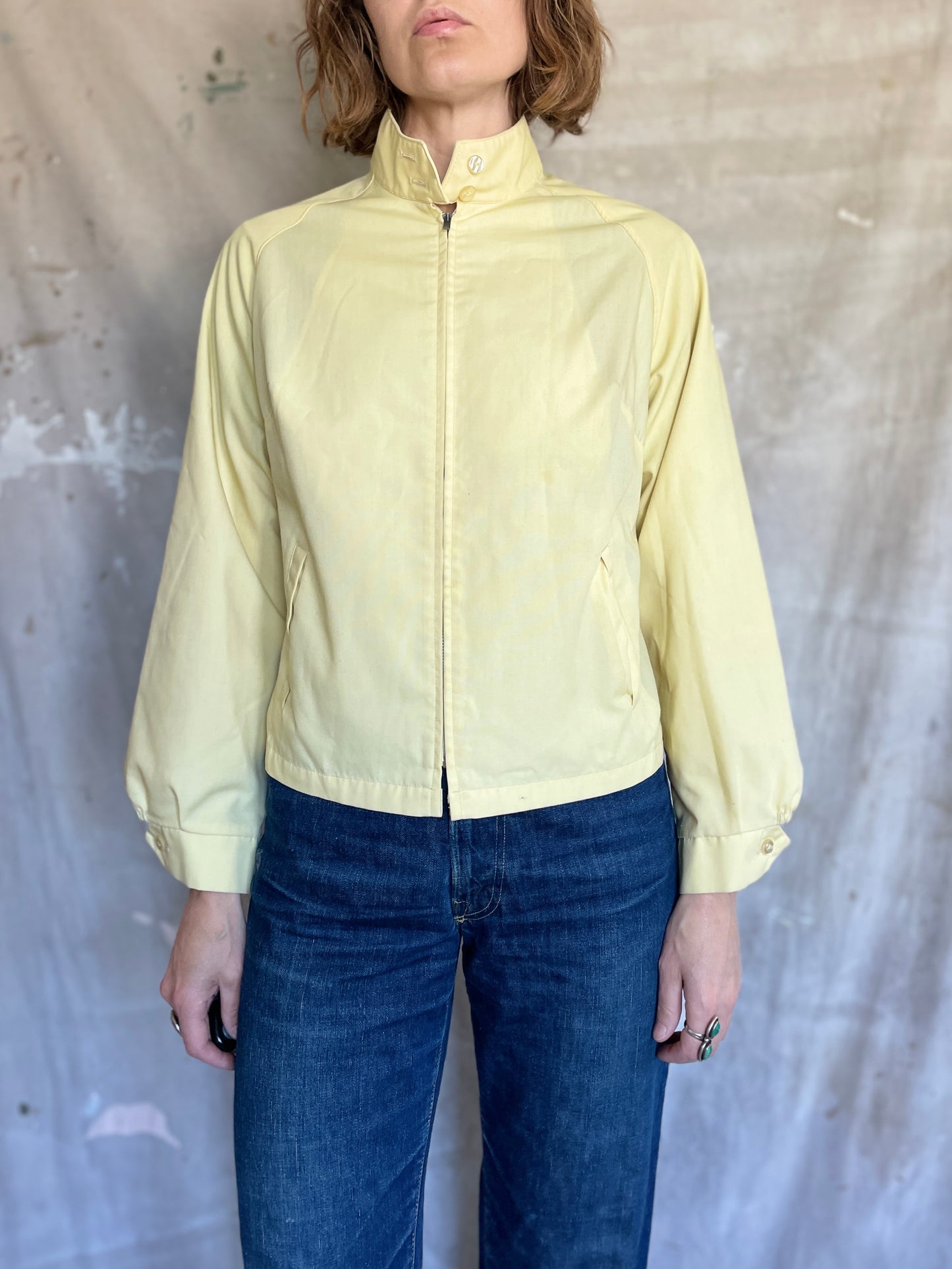 70s Pale Yellow Jacket