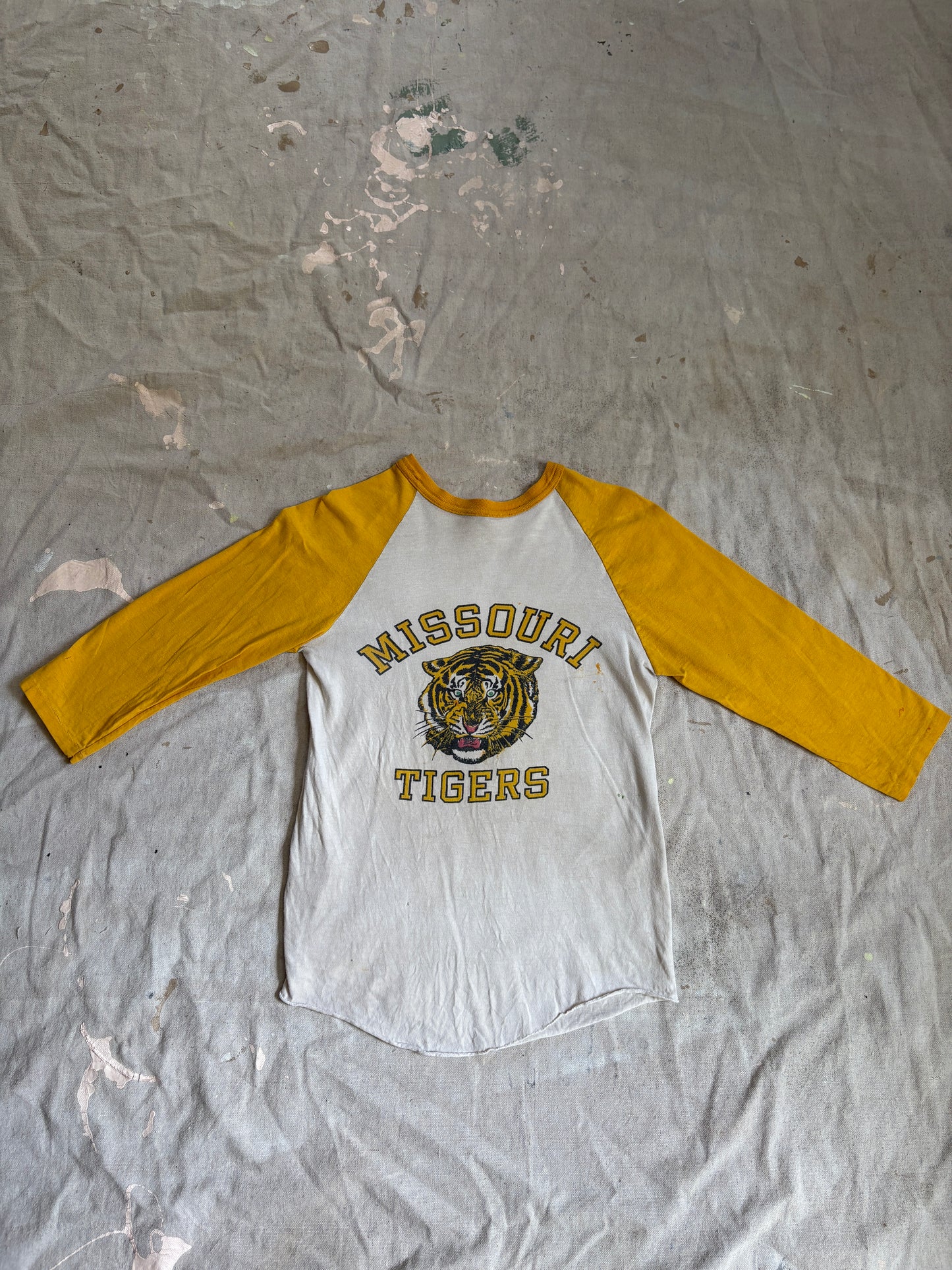 70s Missouri Tigers Baseball Tee