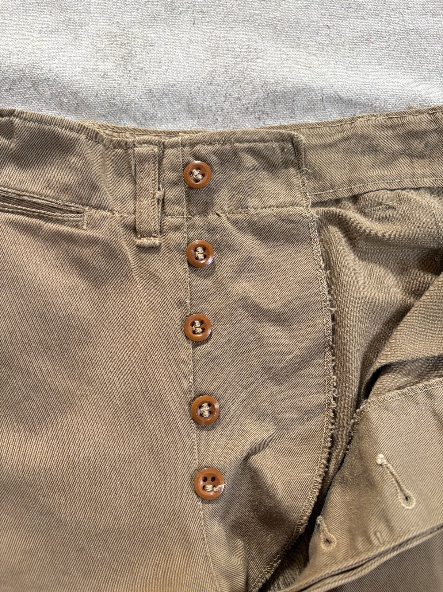 50s Military Khaki Slacks