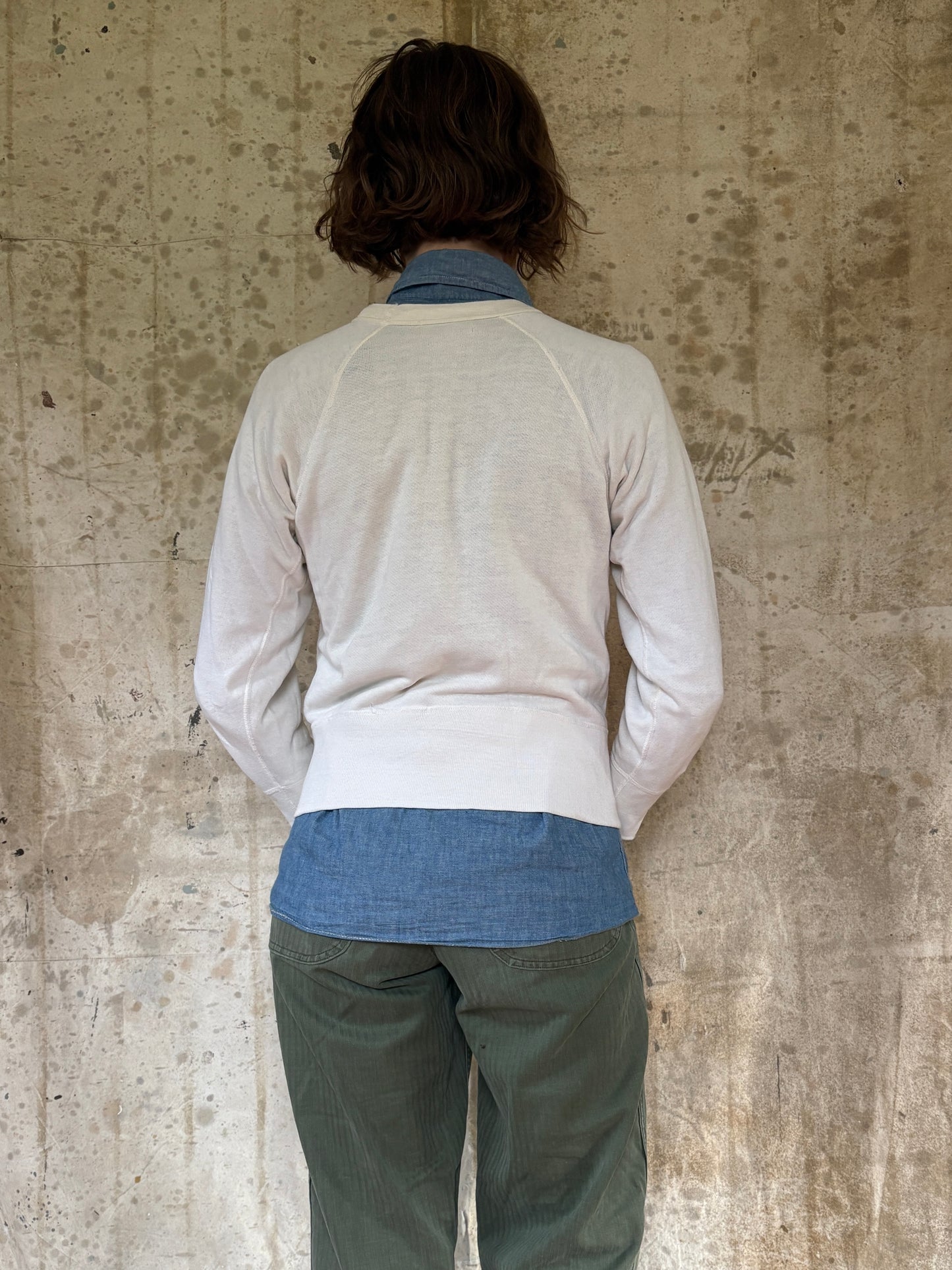 Vintage 60s Blank Off White Sweatshirt