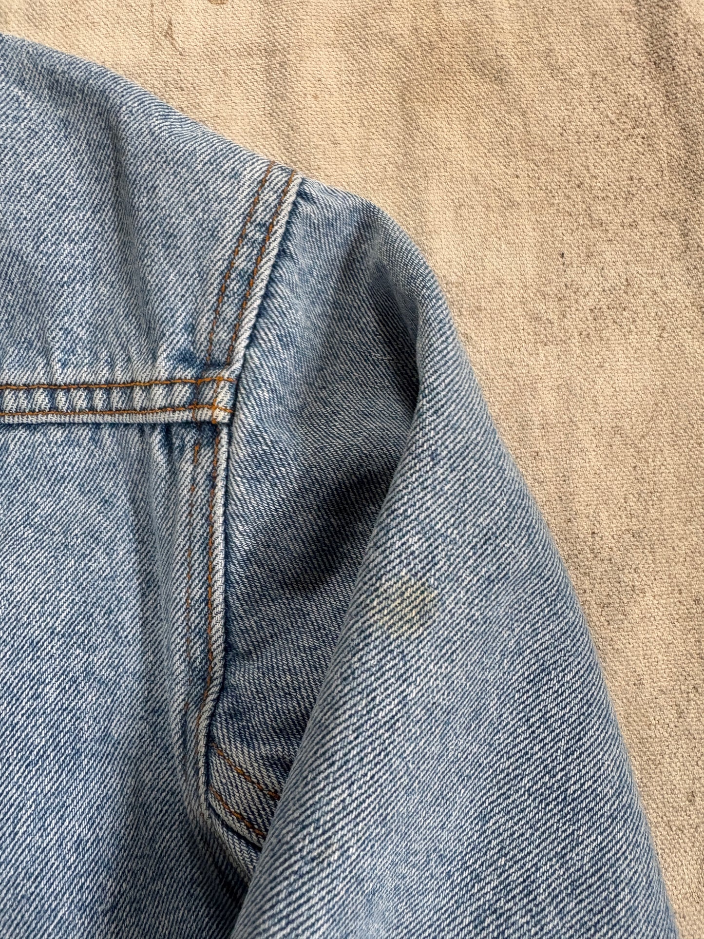 Vintage 90s Bill Blass Denim Chore Coat
