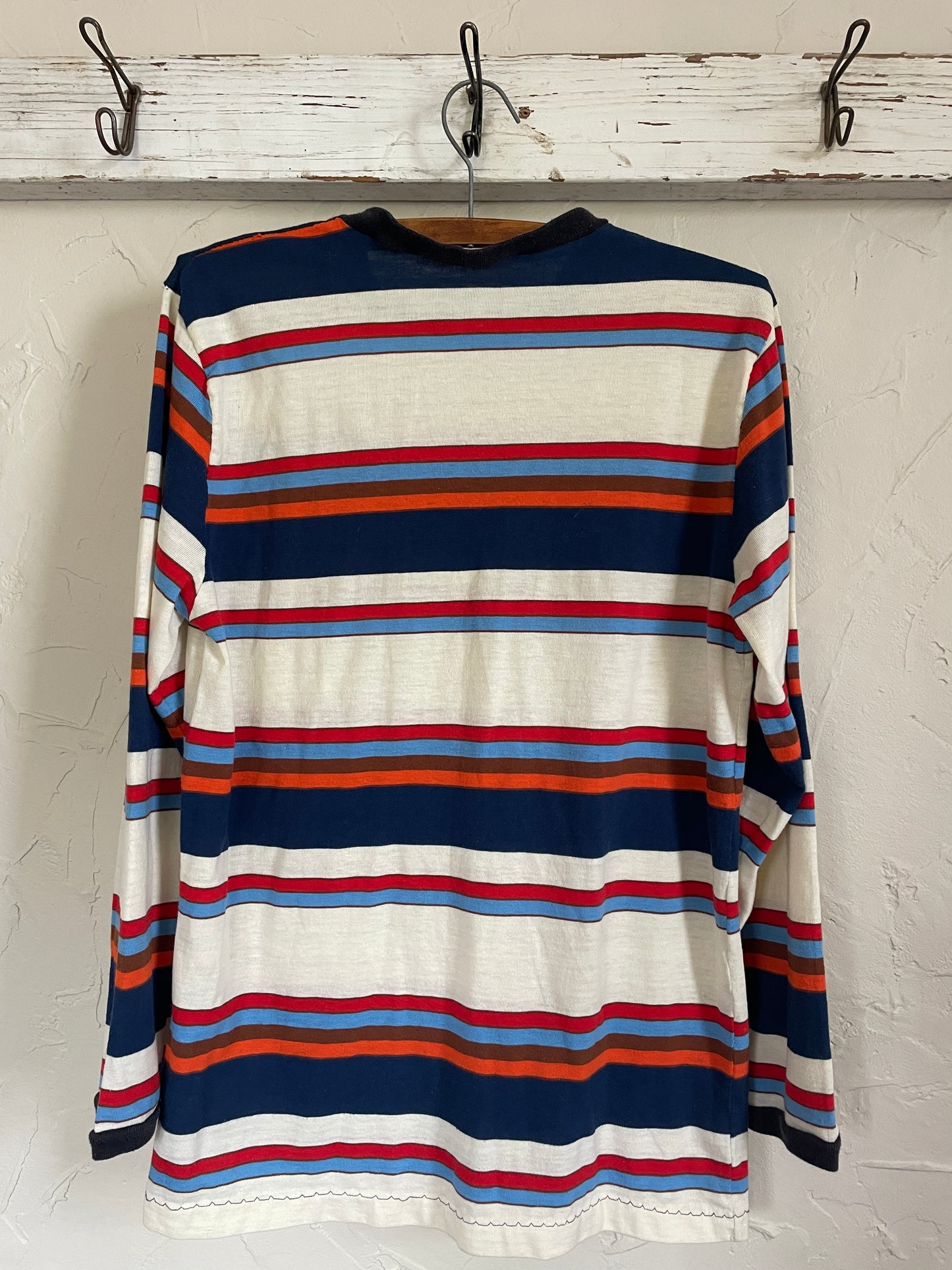 80s Striped Long Sleeve Tee