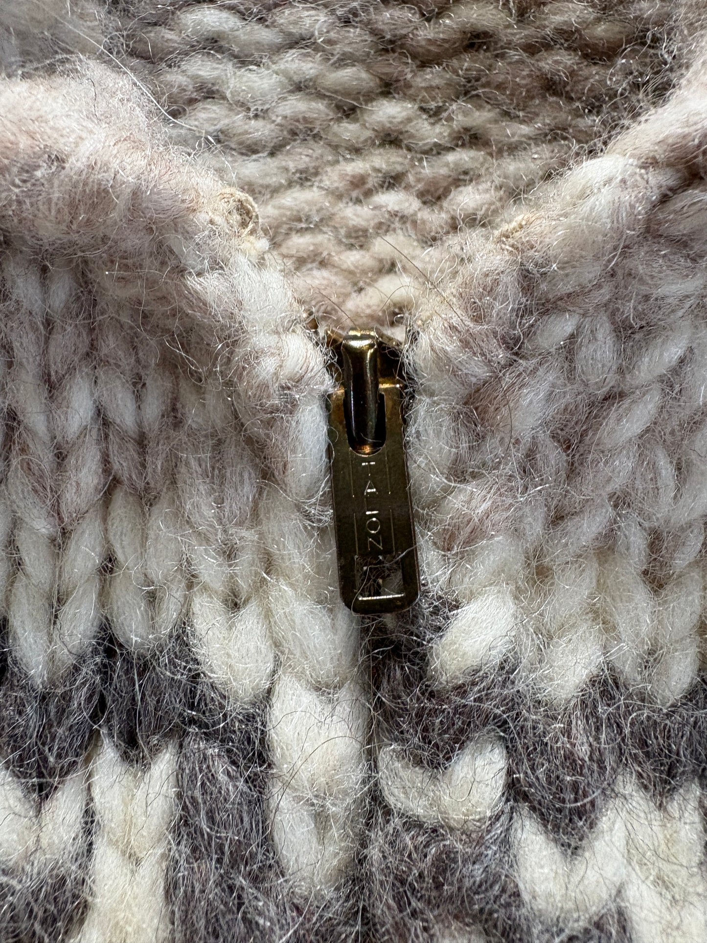 60s Hand Knit Cowichan Style Sweater