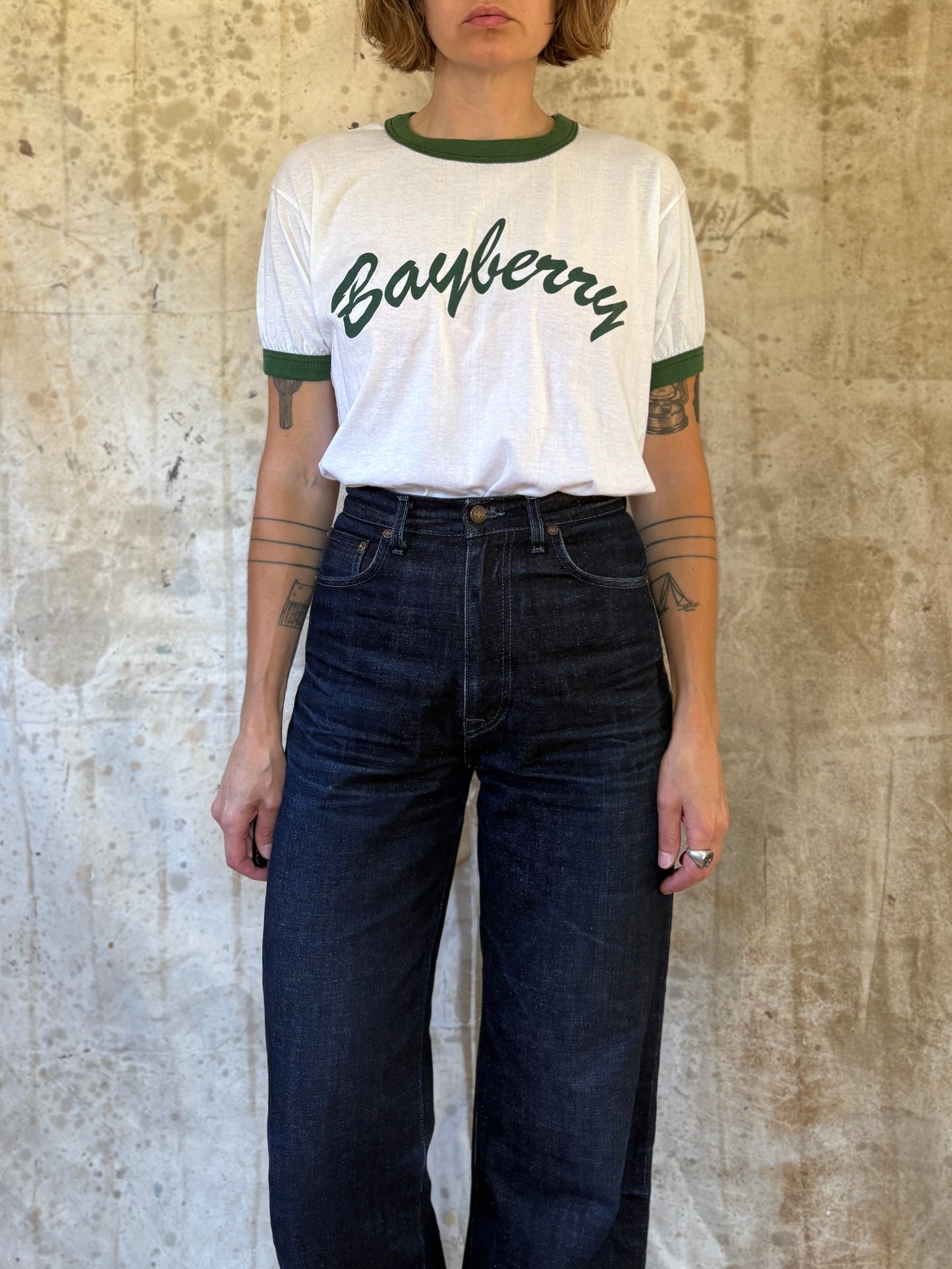 Vintage 80s Bayberry Ringer Tee