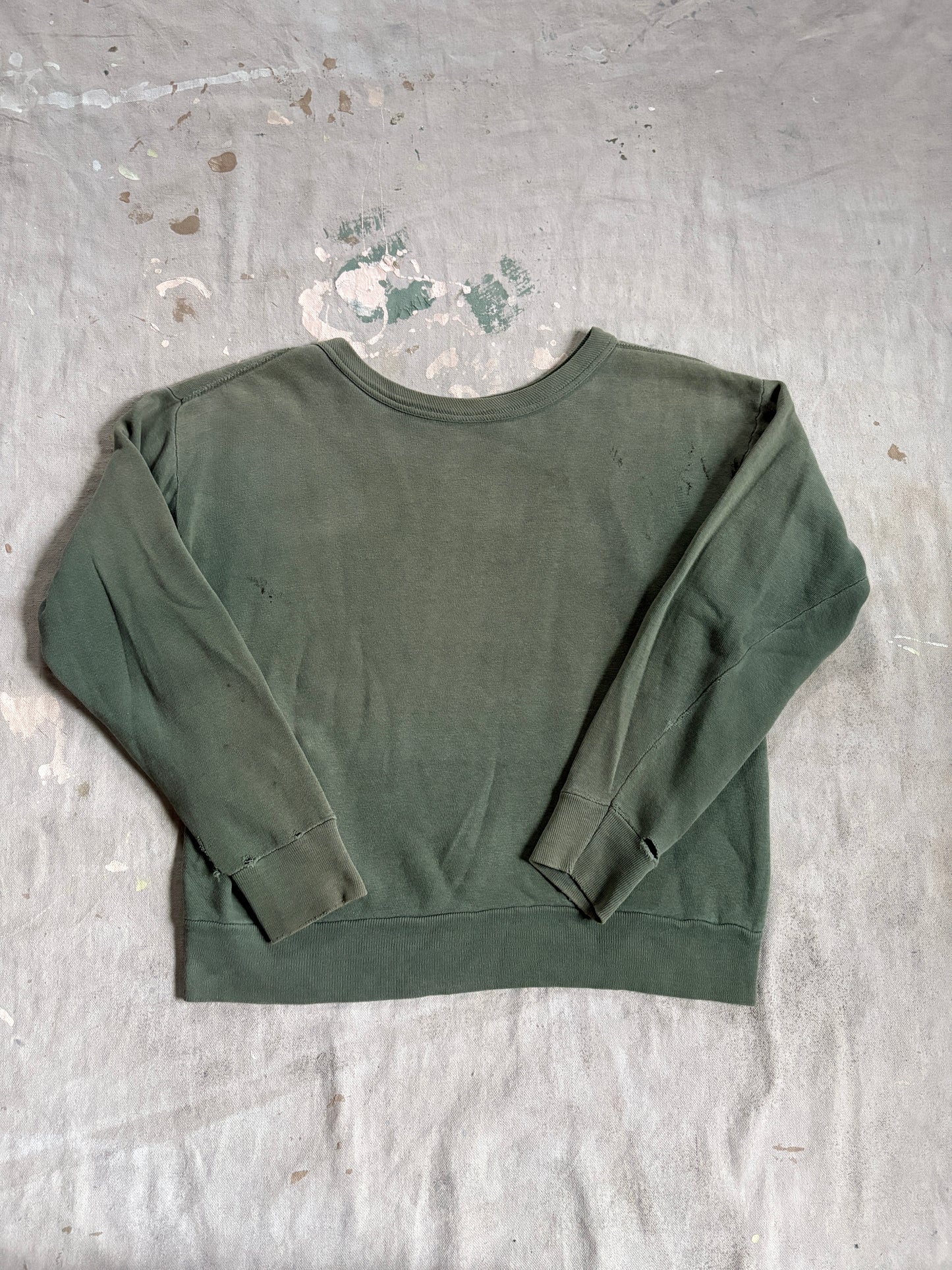 Vintage 60s Blank Green Sweatshirt