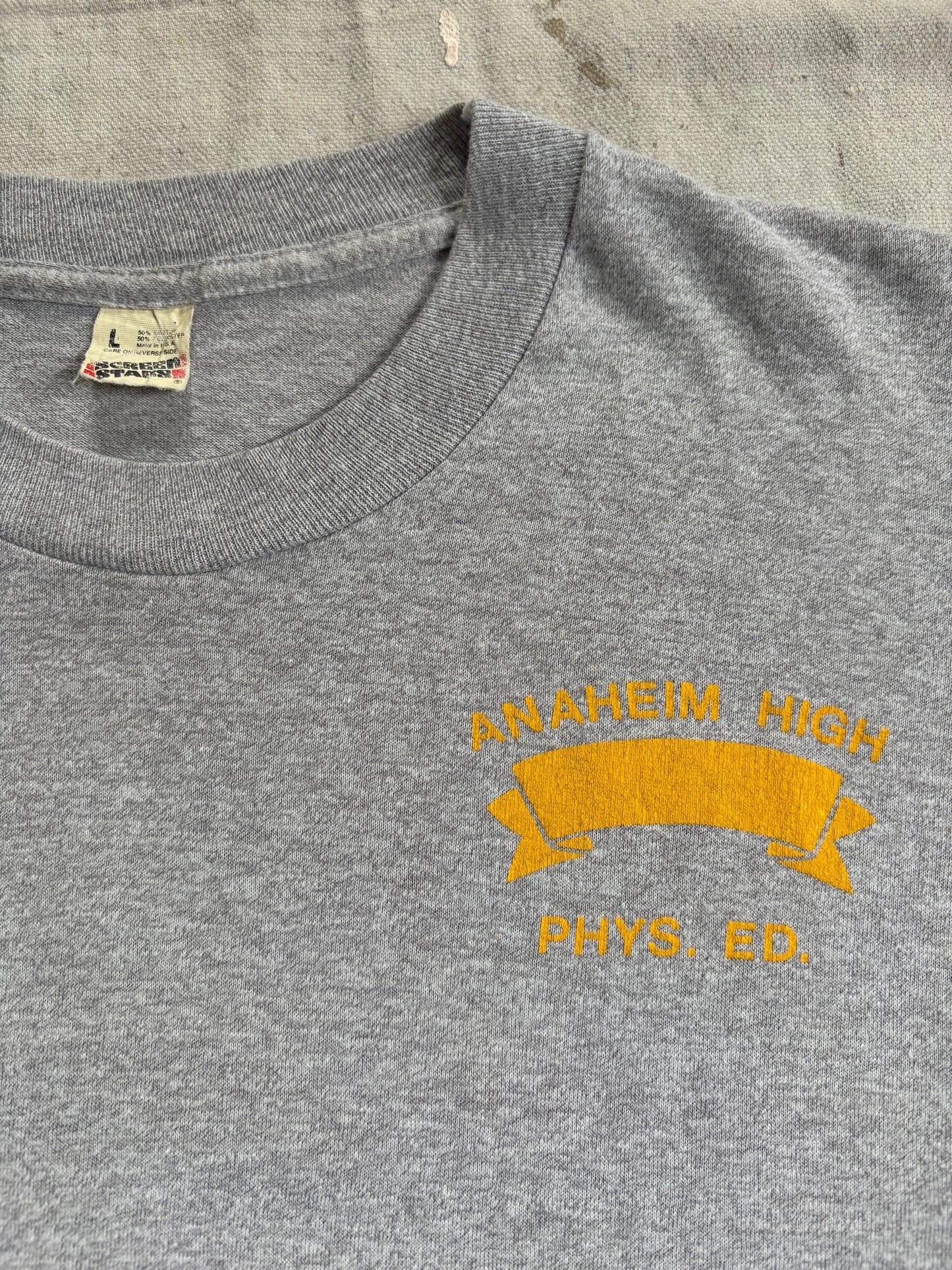 80s Anaheim High Phys Ed Tee