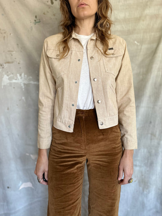 70s Wrangler Tan Trucker Jacket