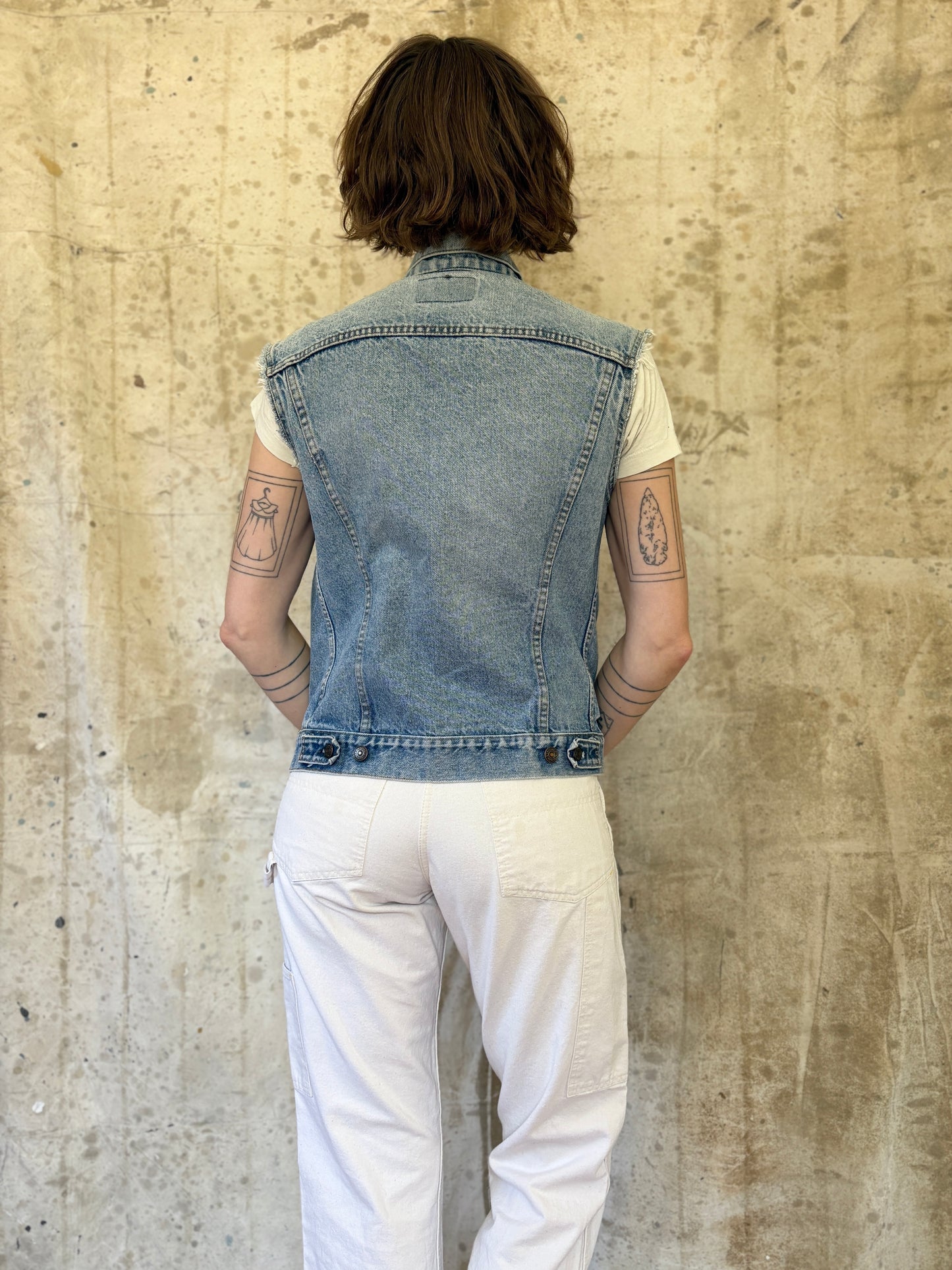 Vintage 90s Levi’s Cut Off Trucker Jacket Vest