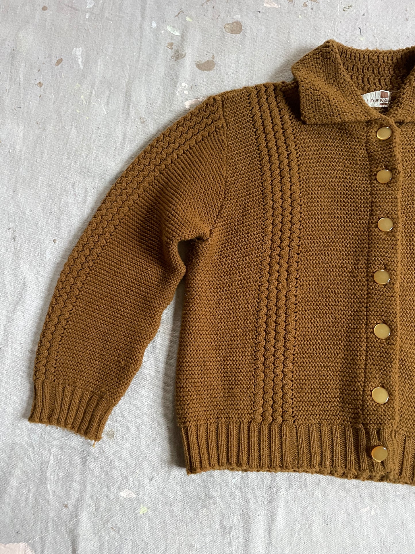 60s Ochre Sweater