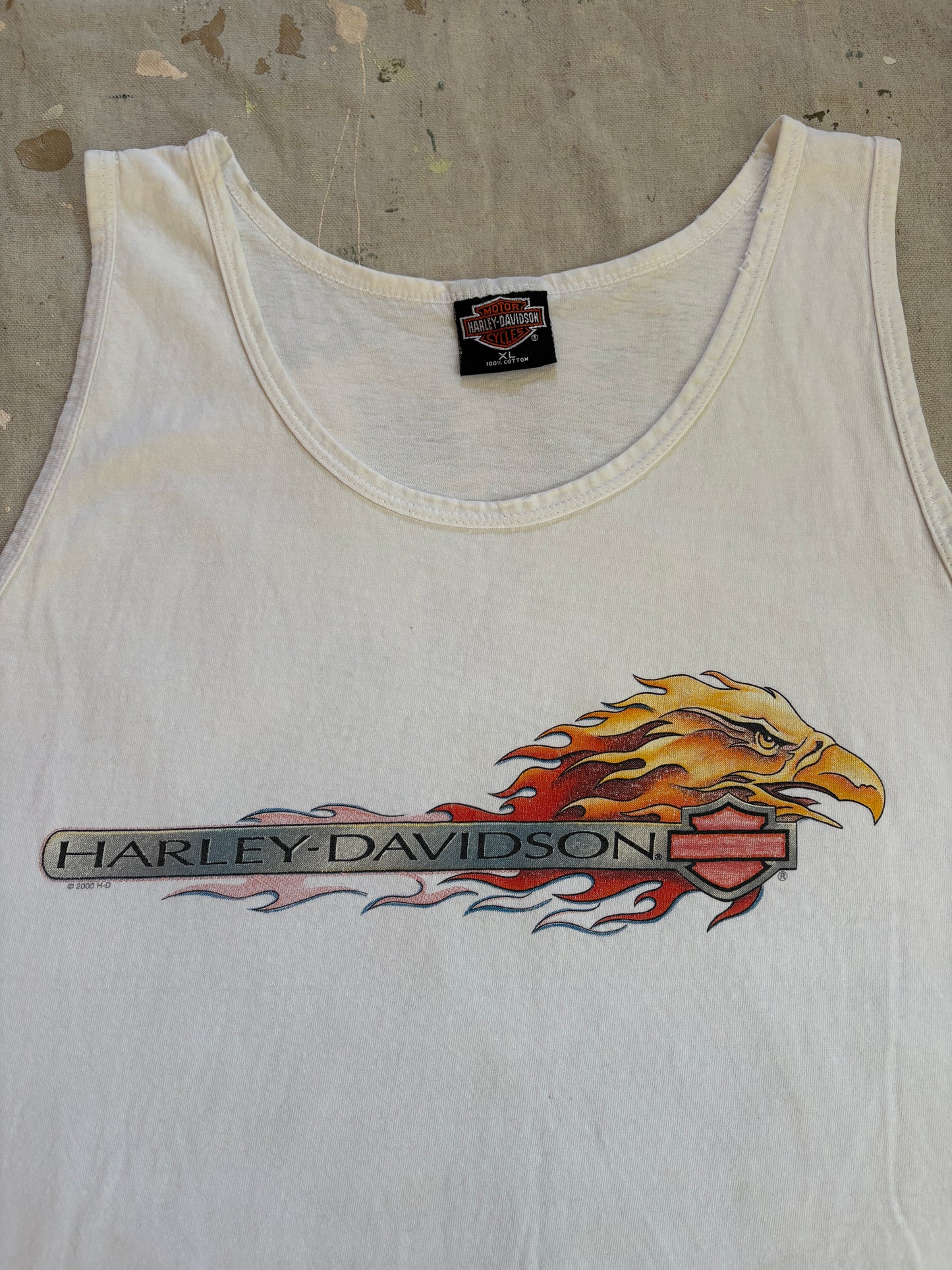 Vintage 90s/2000s Casper-Gillette Wyoming Harley Davidson Tank Top