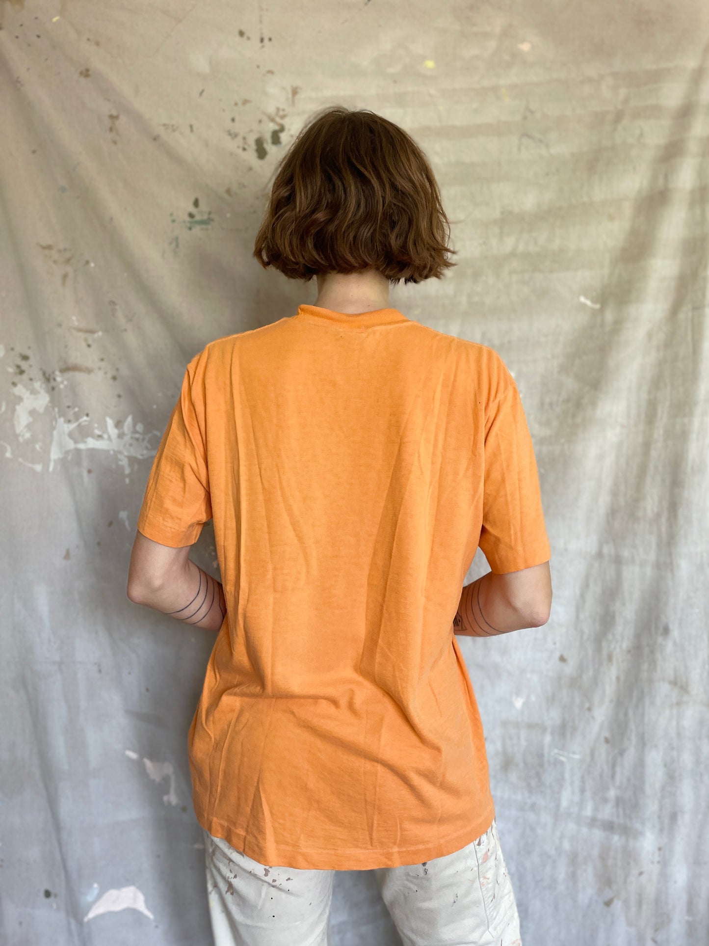 60s BVD Blank Orange Pocket Tee