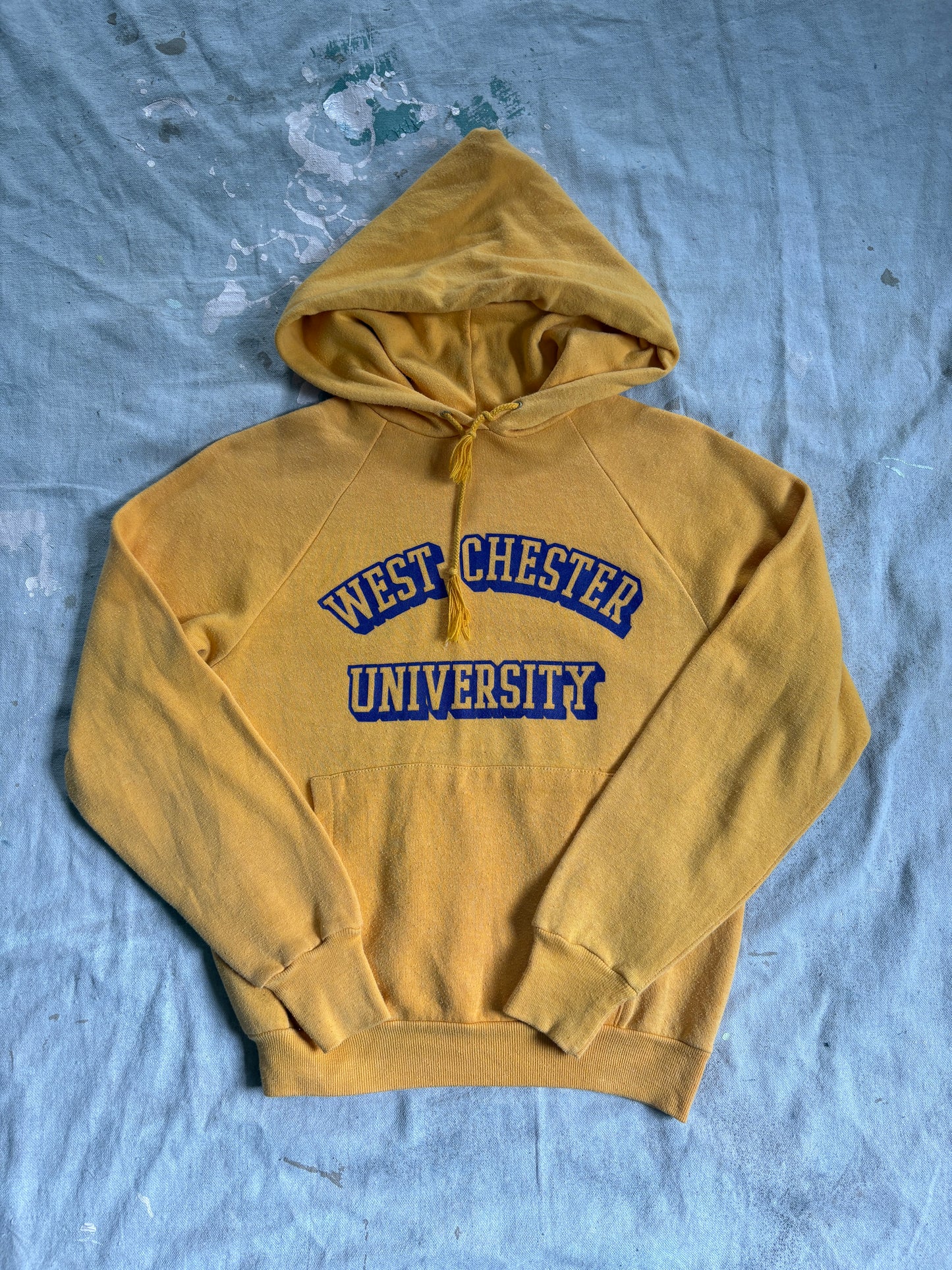 Vintage 80s West Chester University Hoodie Sweatshirt