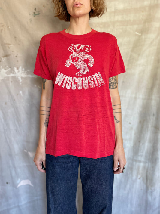 80s Wisconsin Badgers Tee