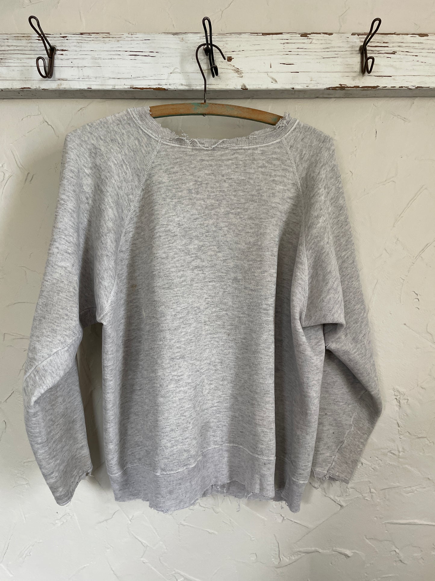 80s Blank Heather Grey Sweatshirt