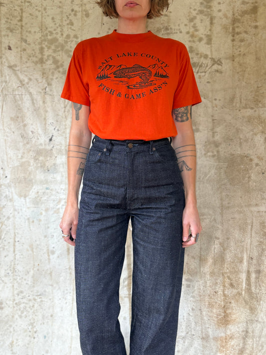 Vintage 90s Salt Lake County Fish And Game Tee