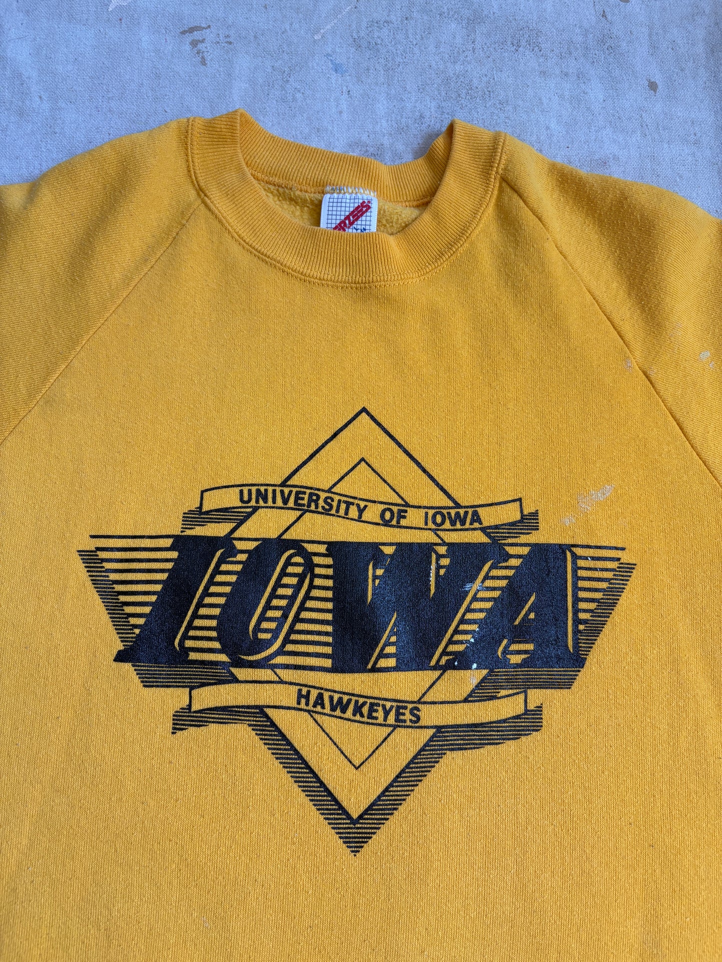 Vintage 80s University Of Iowa Hawkeyes Sweatshirt