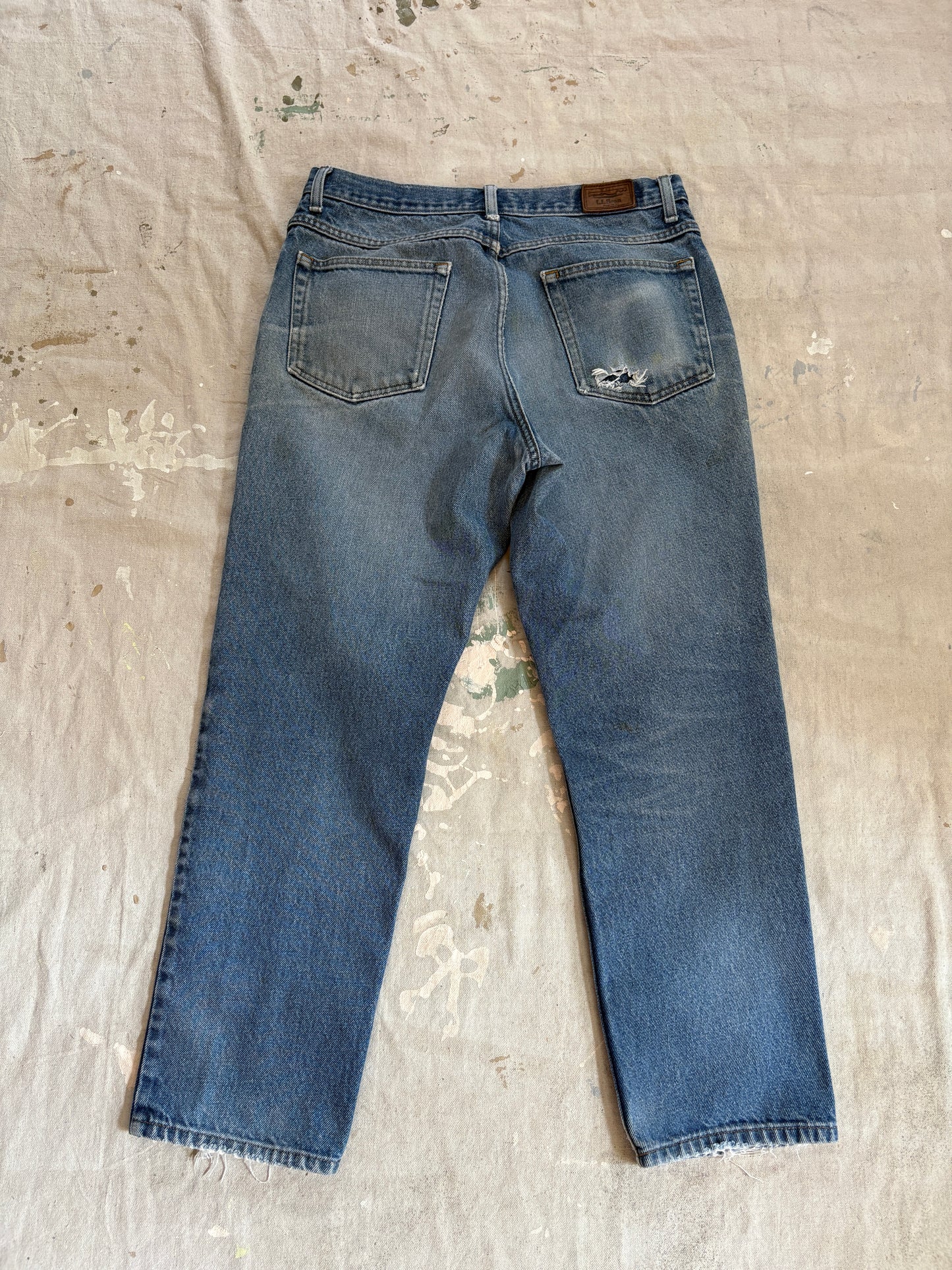 Vintage 90s LL Bean Faded Jeans