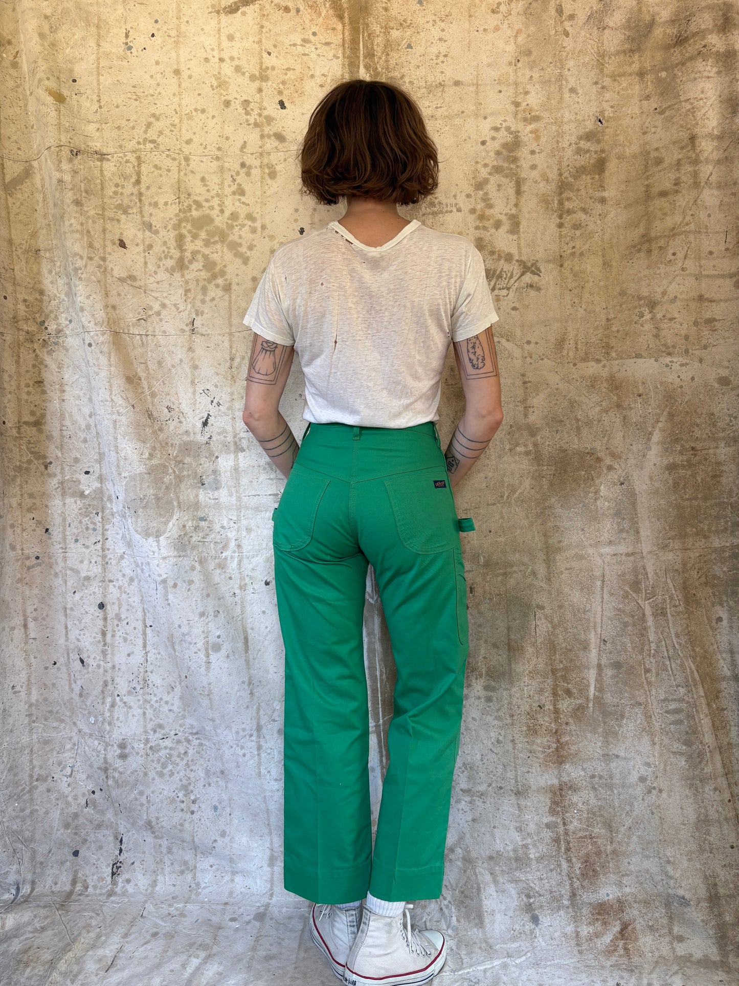 Vintage Deadstock 80s Green DeeCee Pants