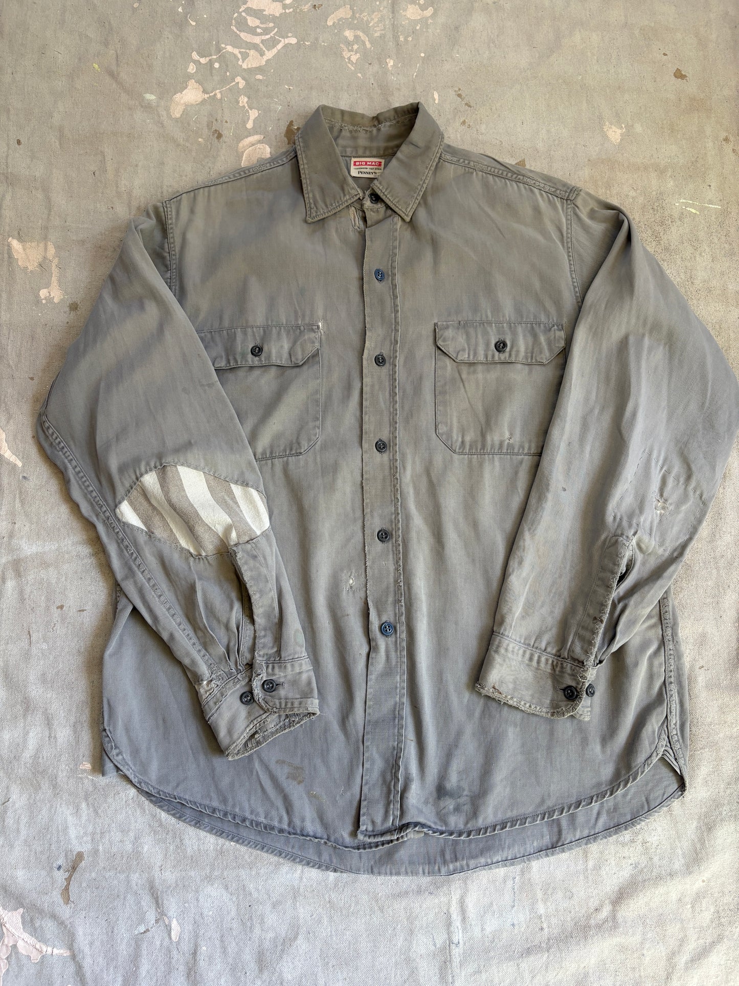 60s Big Mac Grey Work Shirt