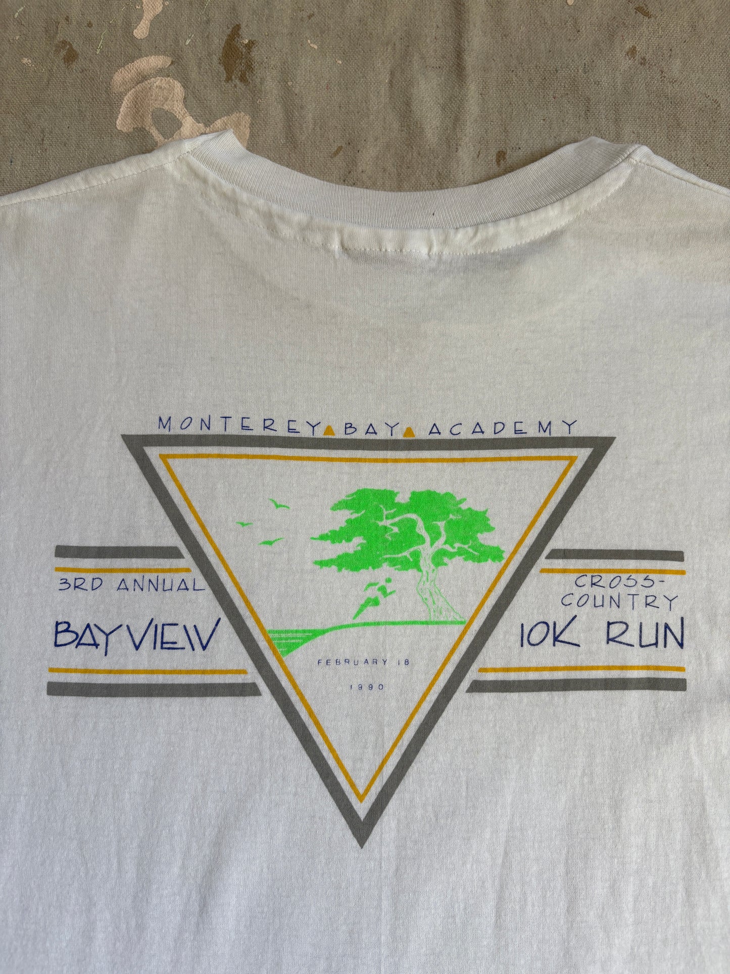 90s Monterey Bay Academy 10k Run Tee
