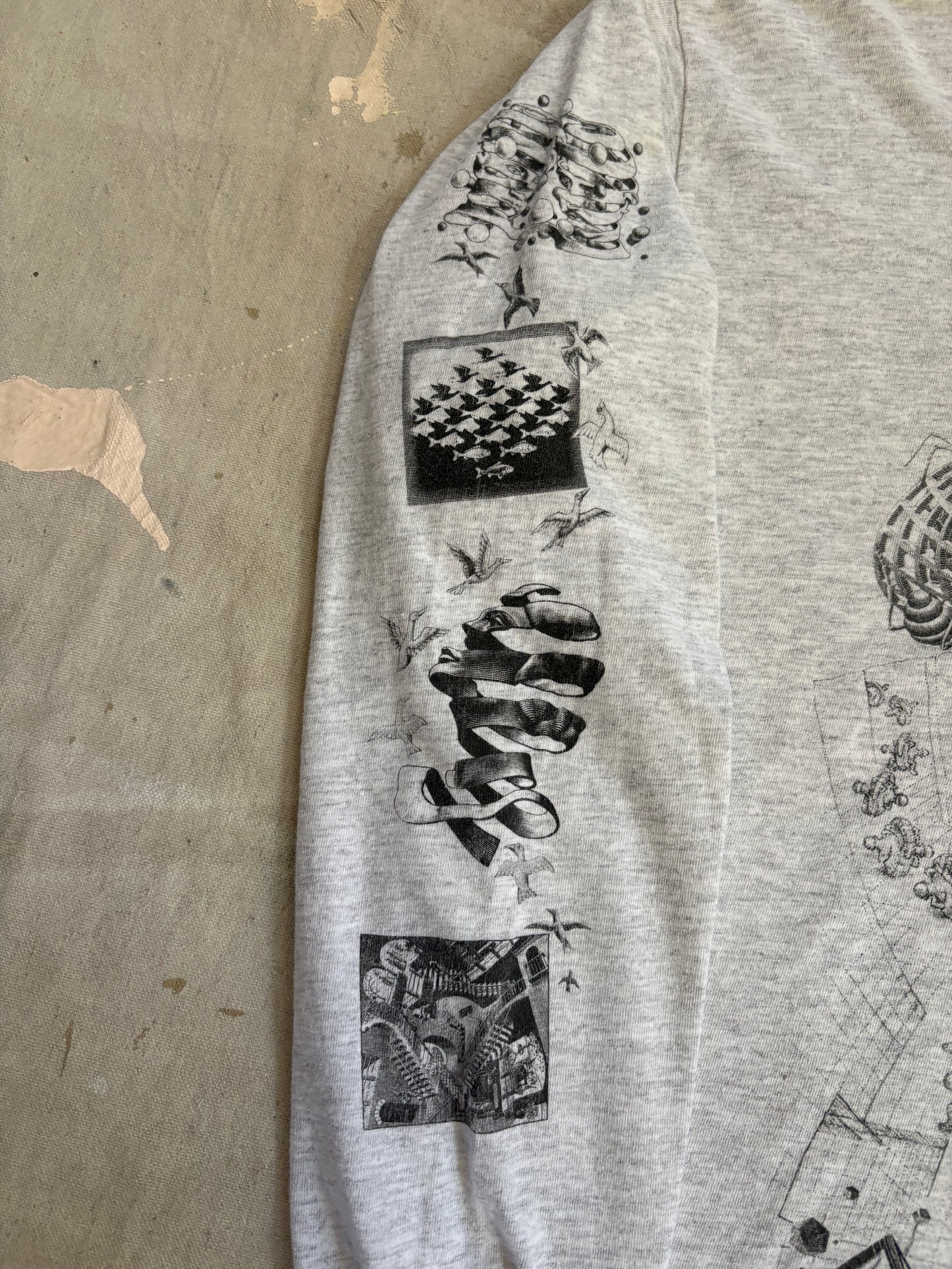 Vintage 90s MC Escher Long Sleeve Tee