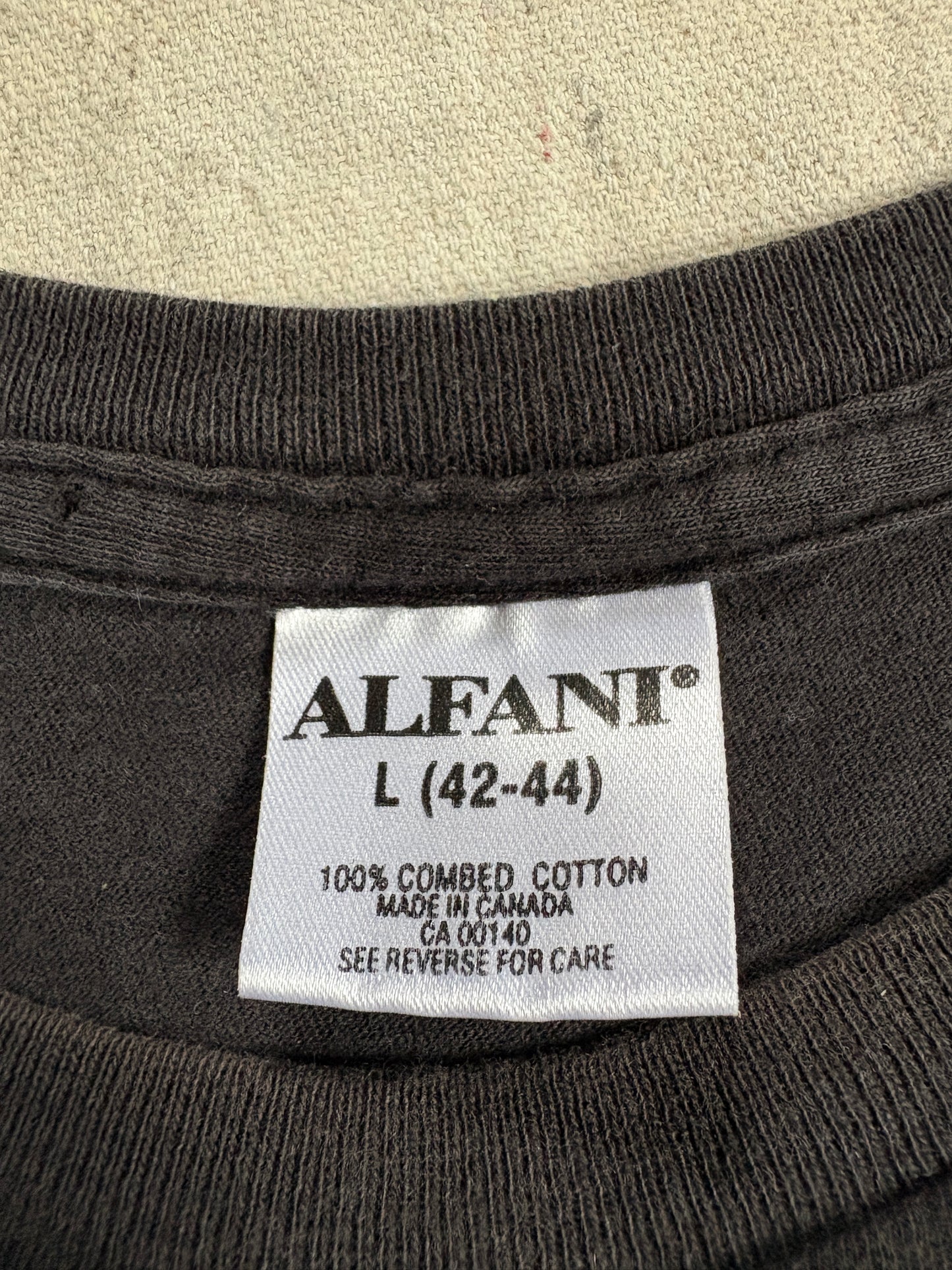 Vintage 90s Blank Black Tee