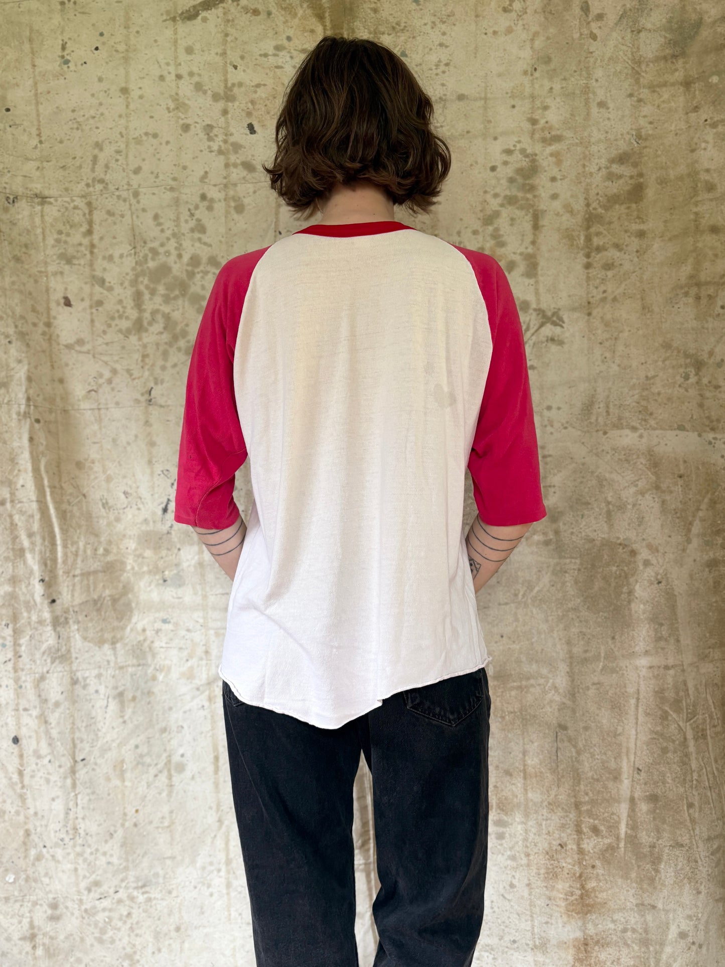 Vintage 80s University Of Alabama Crimson Tide Baseball Tee