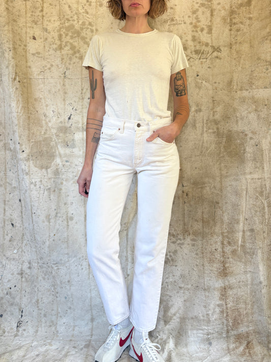 Vintage 80s Ecru Levi’s 505 Jeans