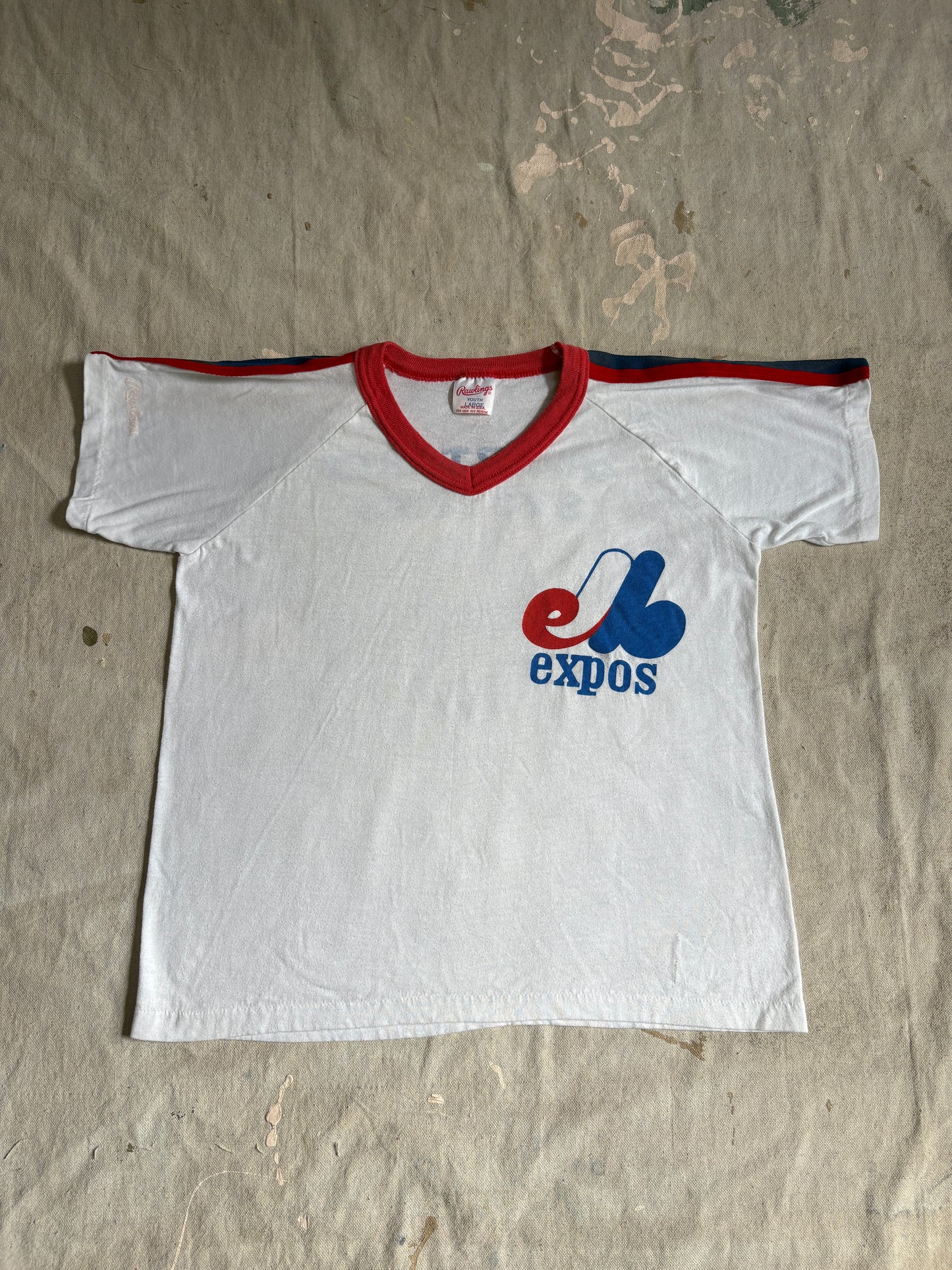 Vintage 80s Montreal Expos Baseball Tee