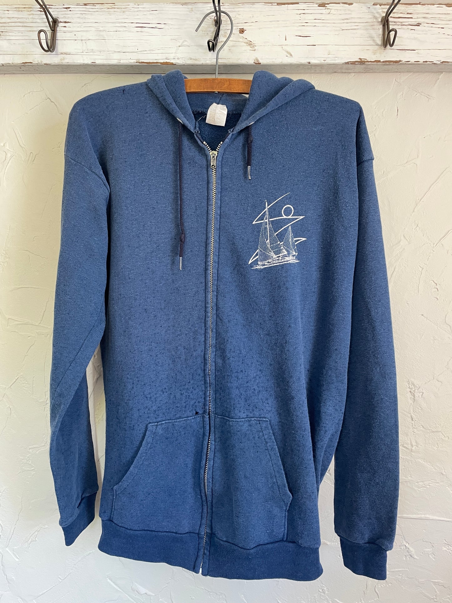 80s Sailboat Hooded Sweatshirt