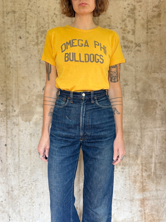 50s Wilton Omega Phi Bulldogs Tee