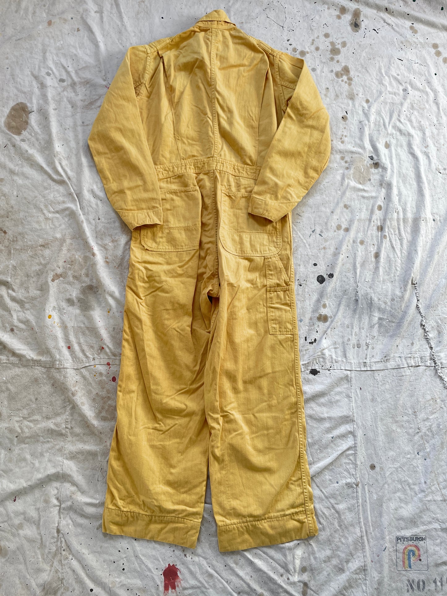 60s Blue Bell Yellow Coveralls