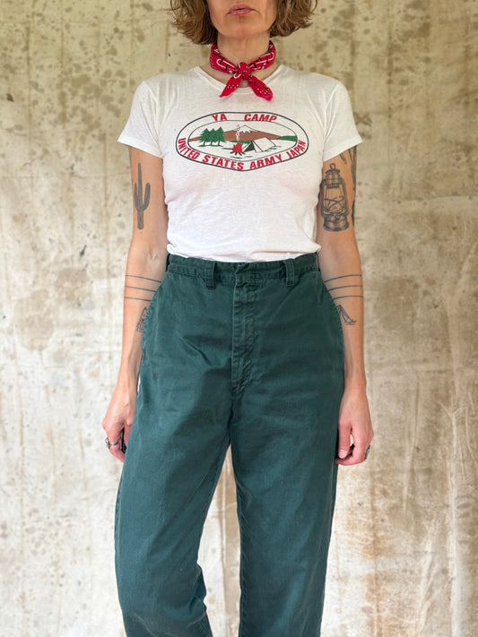 Vintage 60s Ya Camp United States Army Japan Tee