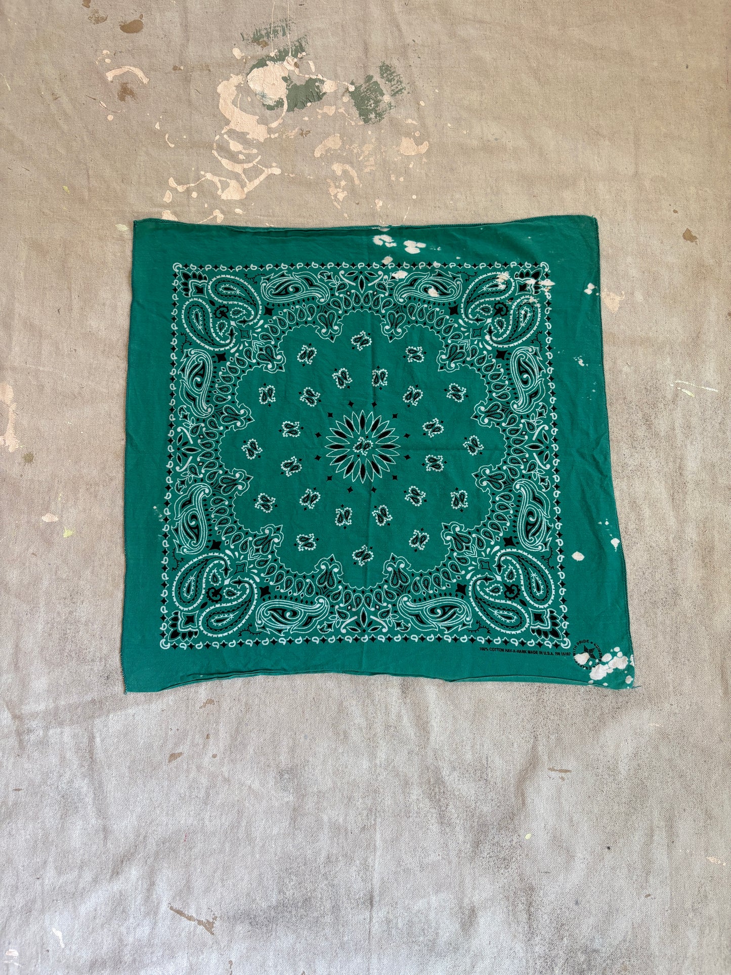 Hav-A-Hank Turquoise Bandana