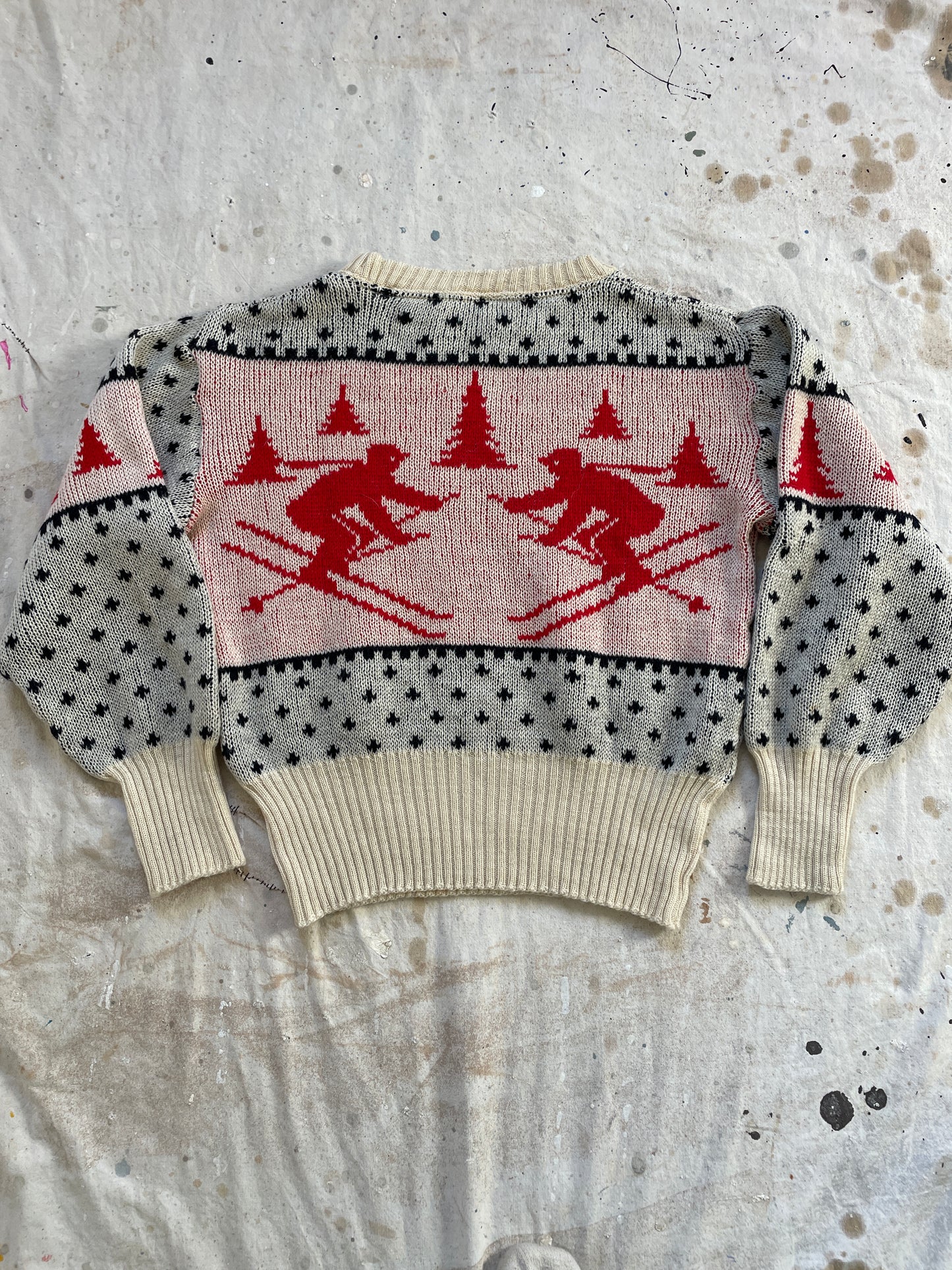 40s/50s Skier Sweater